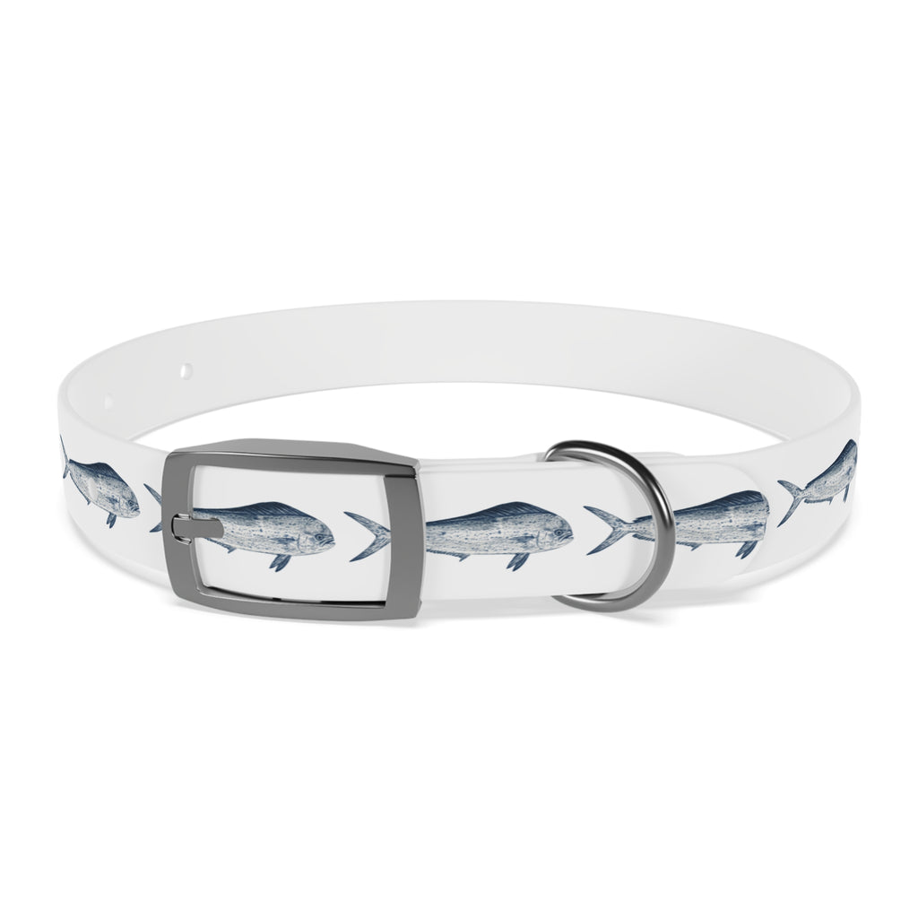 Mahi Gyotaku-Inspired Pet Collar