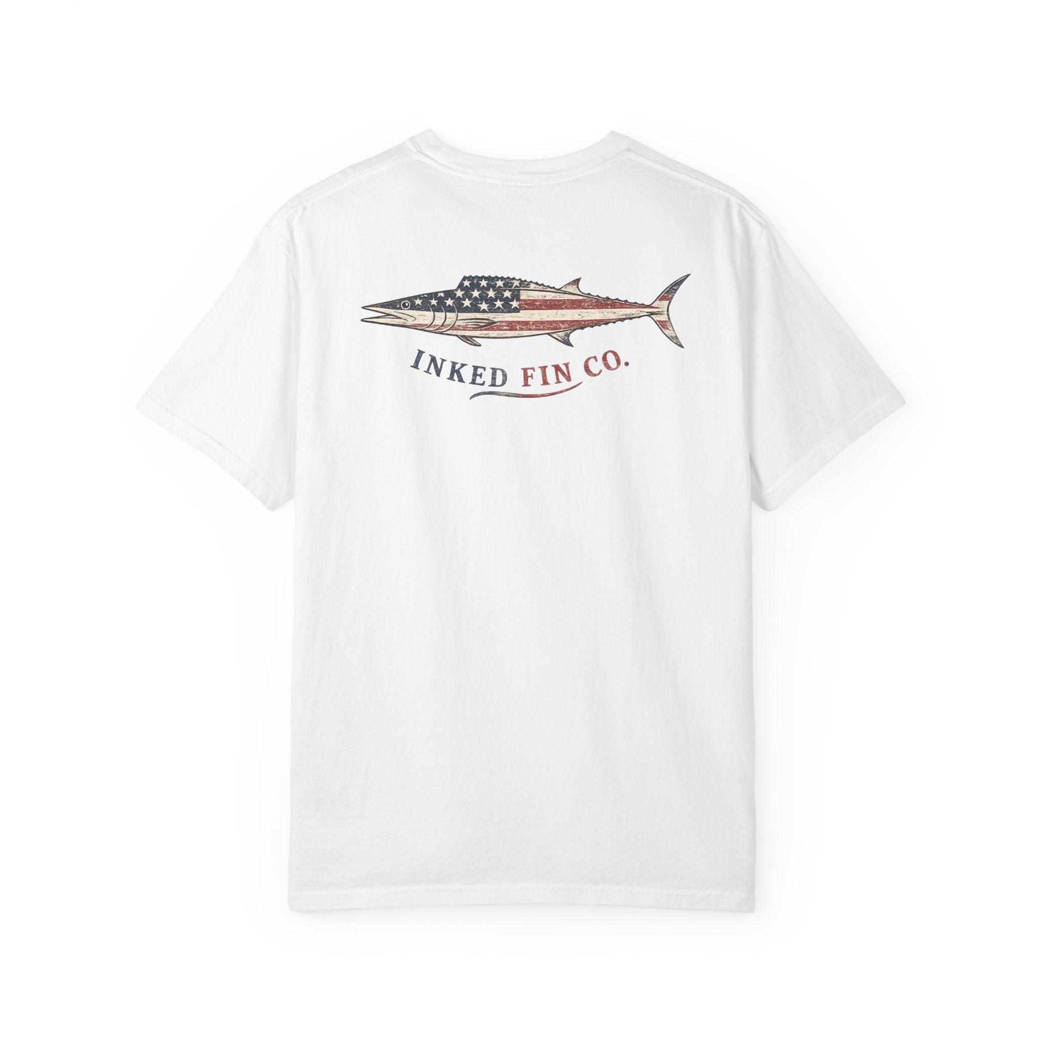 Wahoo Freedom — Inked Fin Co. Graphic Crew Tee