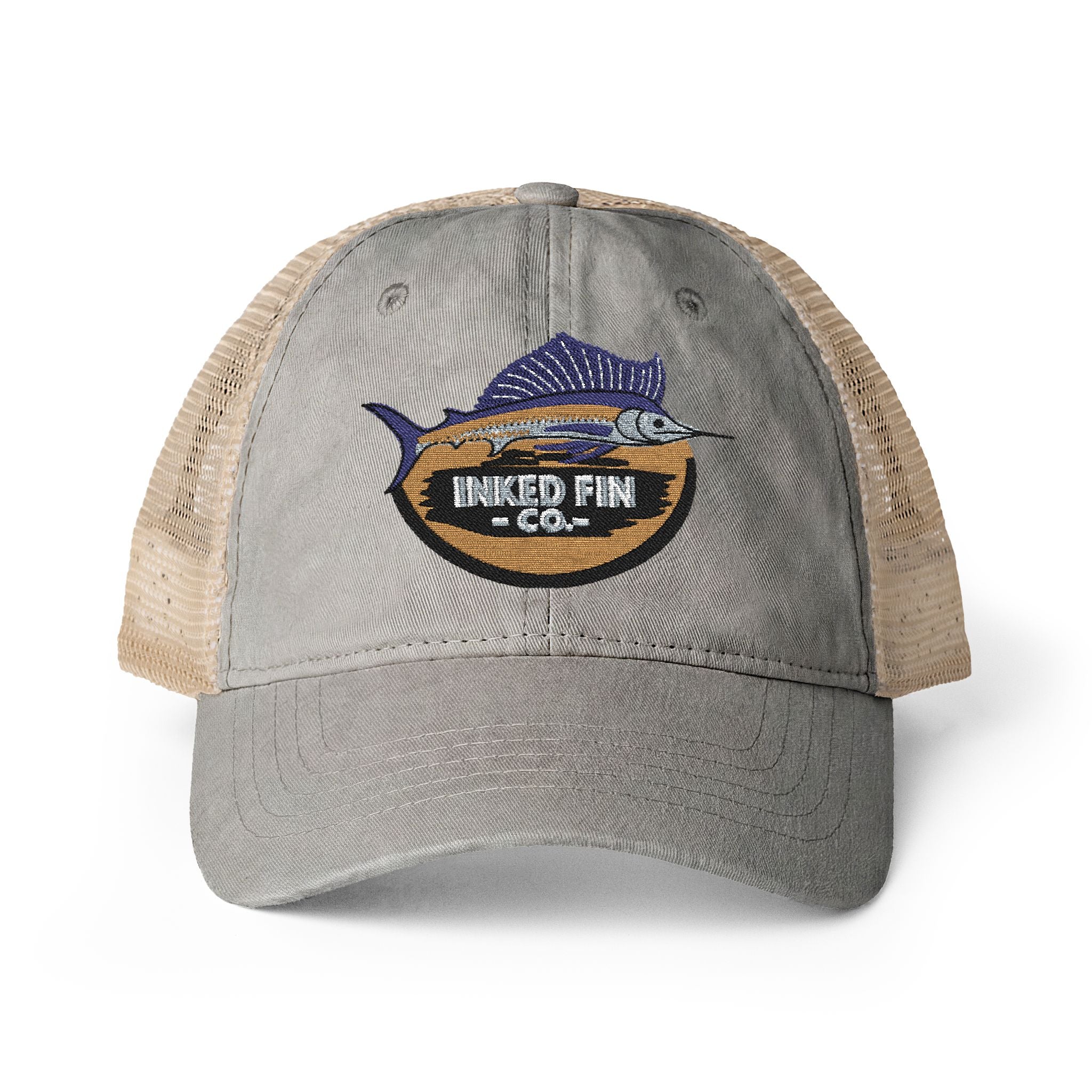Women's Washed Mesh-Back Cap