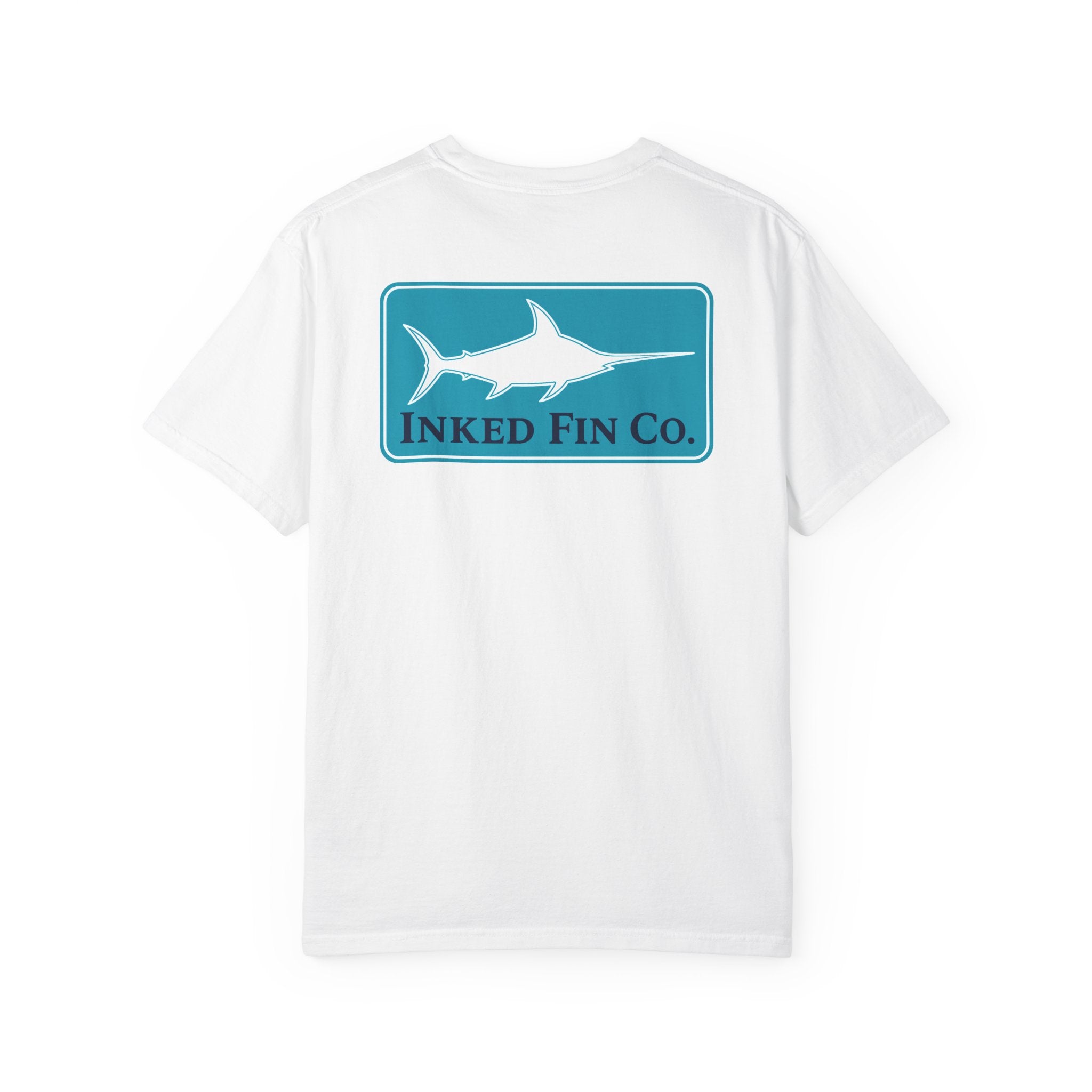 Swordfish Coastal Badge — Inked Fin Co. Graphic Crew Tee