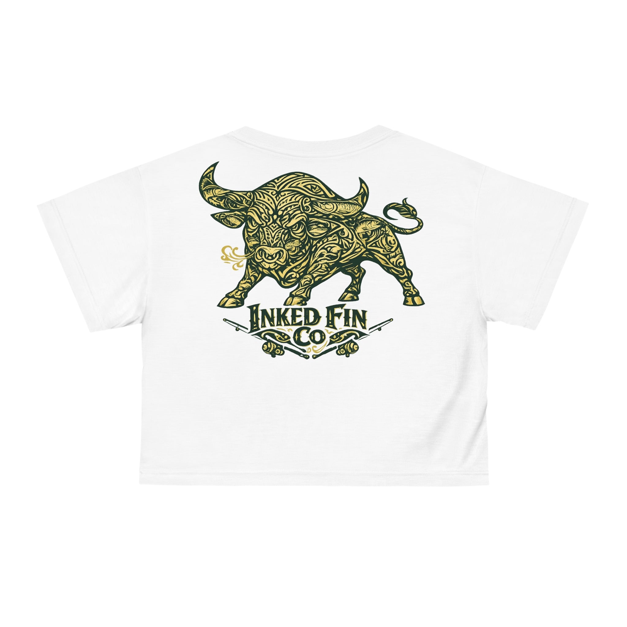 Coastal Tribal - Emerald Charge Crop Top