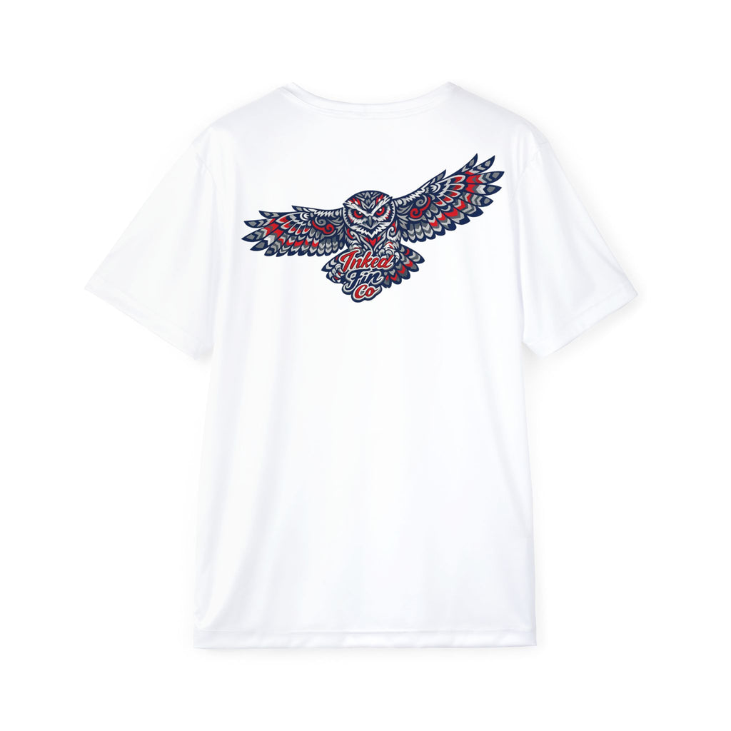 Coastal Tribal - Blue, Red, and Gray Short Sleeve