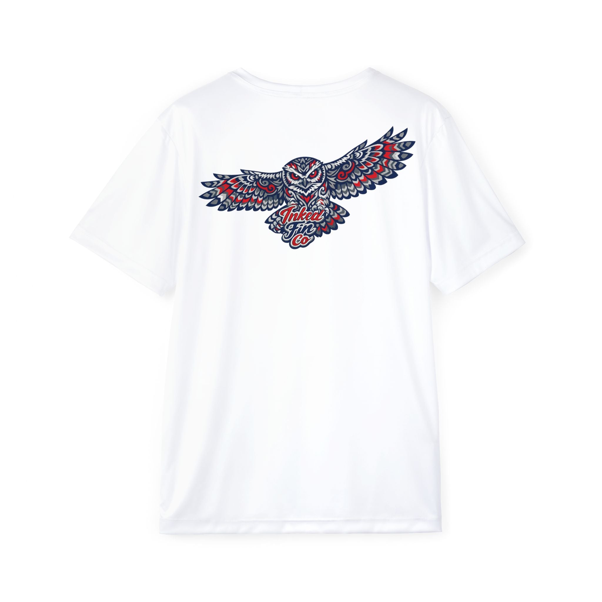 Coastal Tribal - Blue, Red, and Gray Short Sleeve