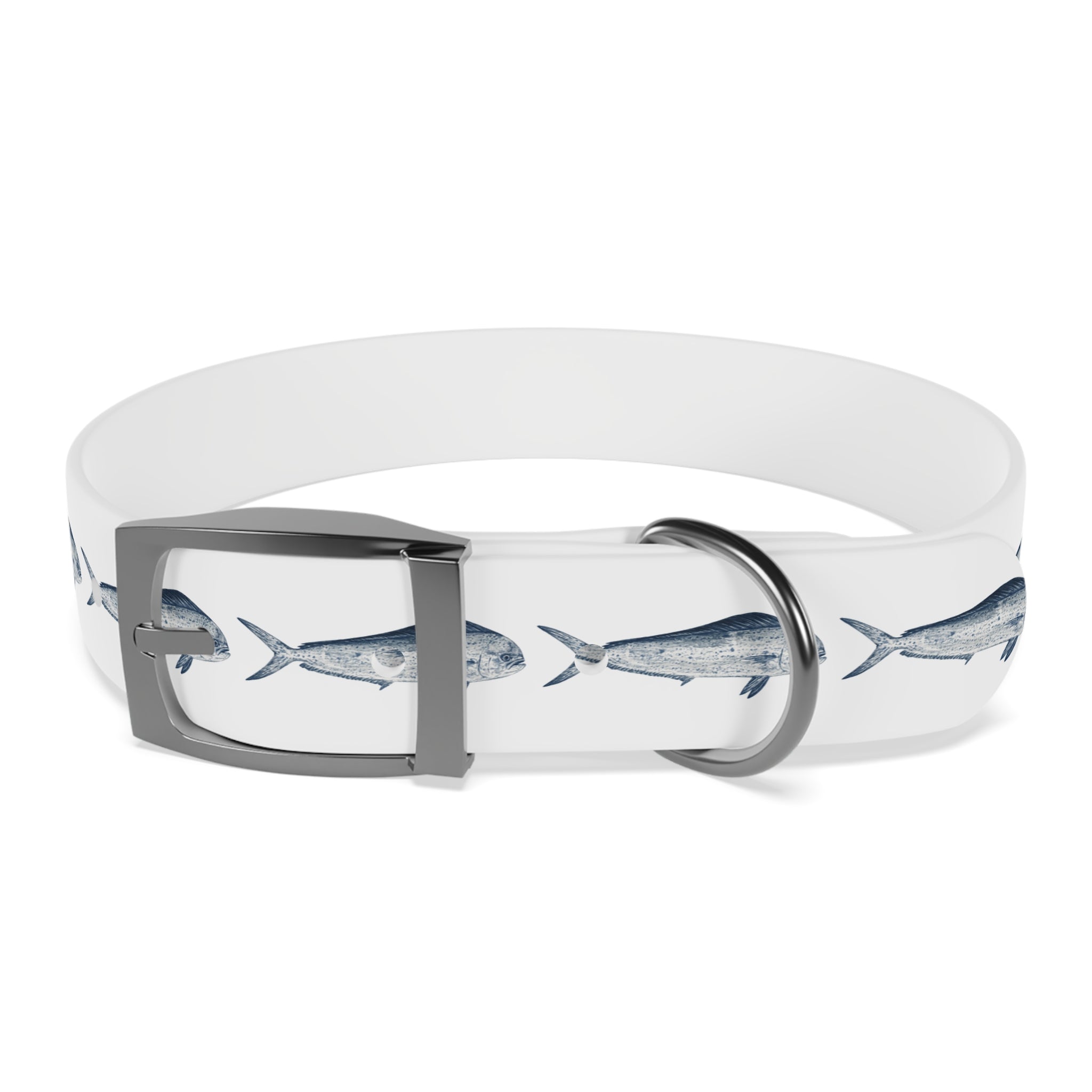 Mahi Gyotaku-Inspired Pet Collar