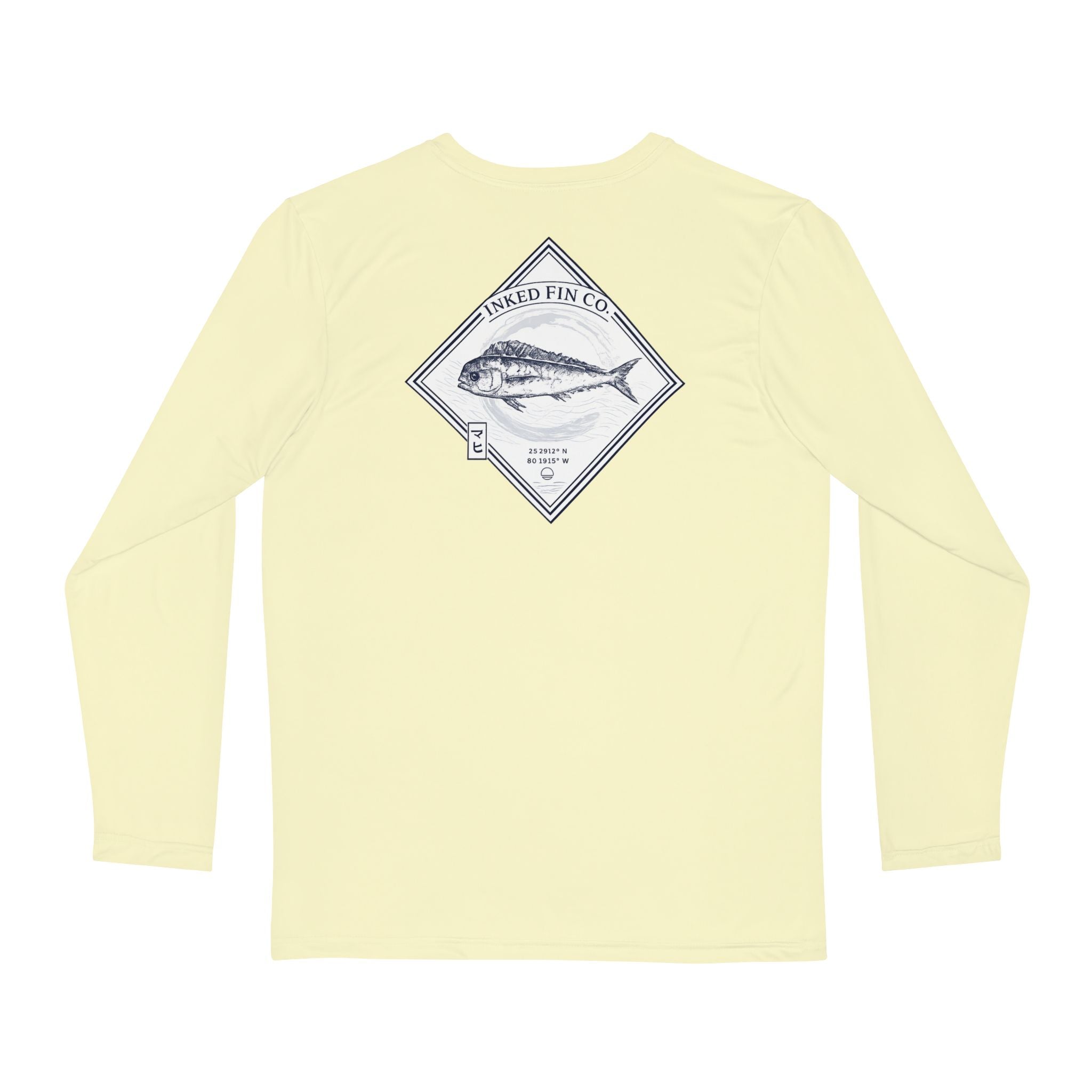 Mahi Gyotaku-Inspired Performance Long Sleeve