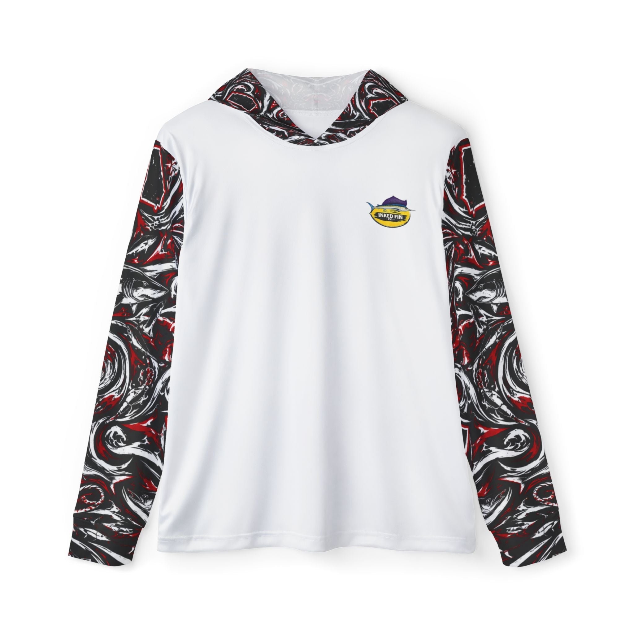 Coastal Tribal - Red & Black with Sleeves and Hood