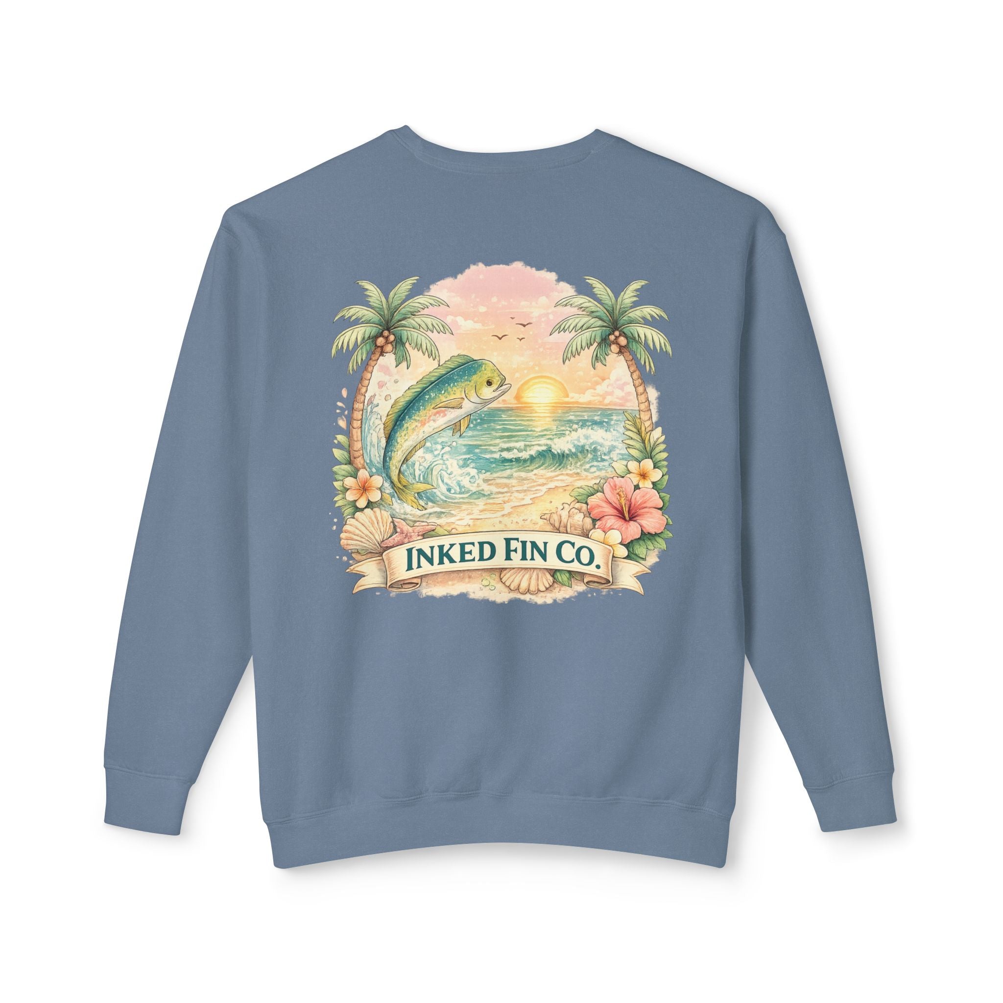 Tropical Mahi Sweatshirt — Sunset Palm Beach Crewneck