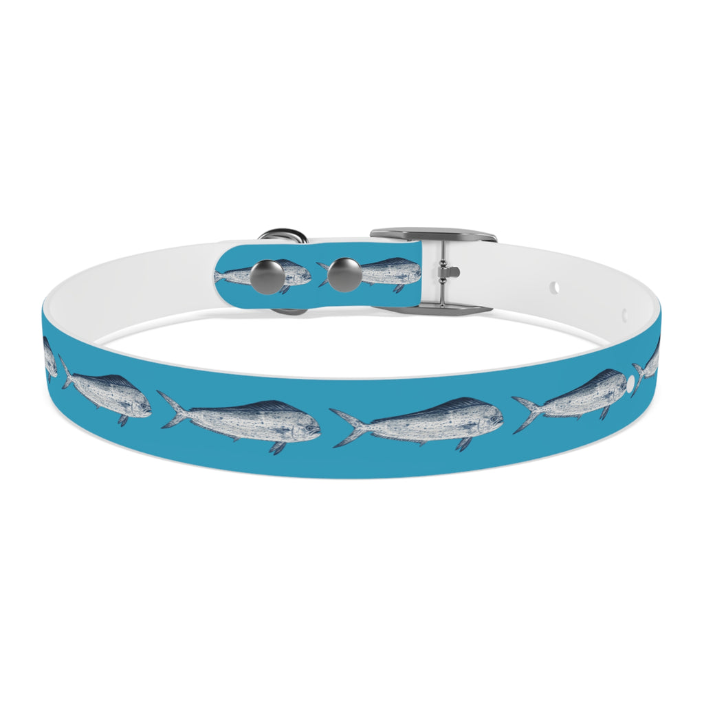 Mahi Gyotaku-Inspired Pet Collar (Multiple Colors)