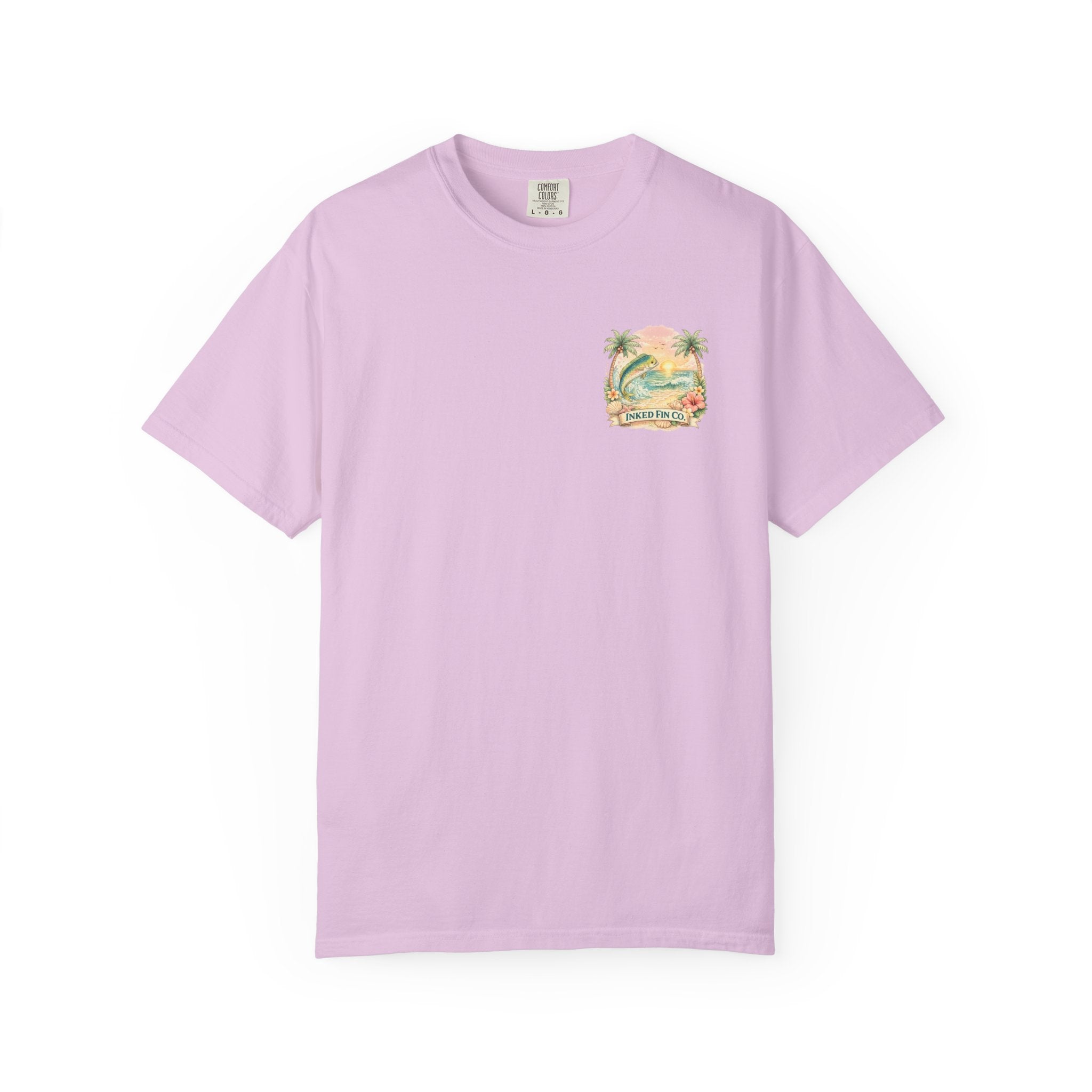 Tropical Surf Fish Graphic "Inked Fin Co." | Beach Vacation Tee