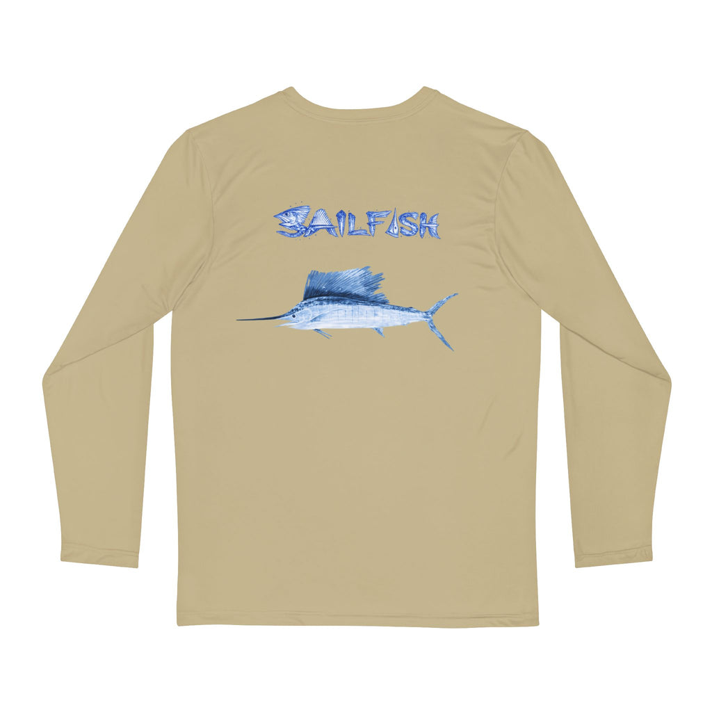 Sailfish Gyotaku Coastal Performance Long Sleeve