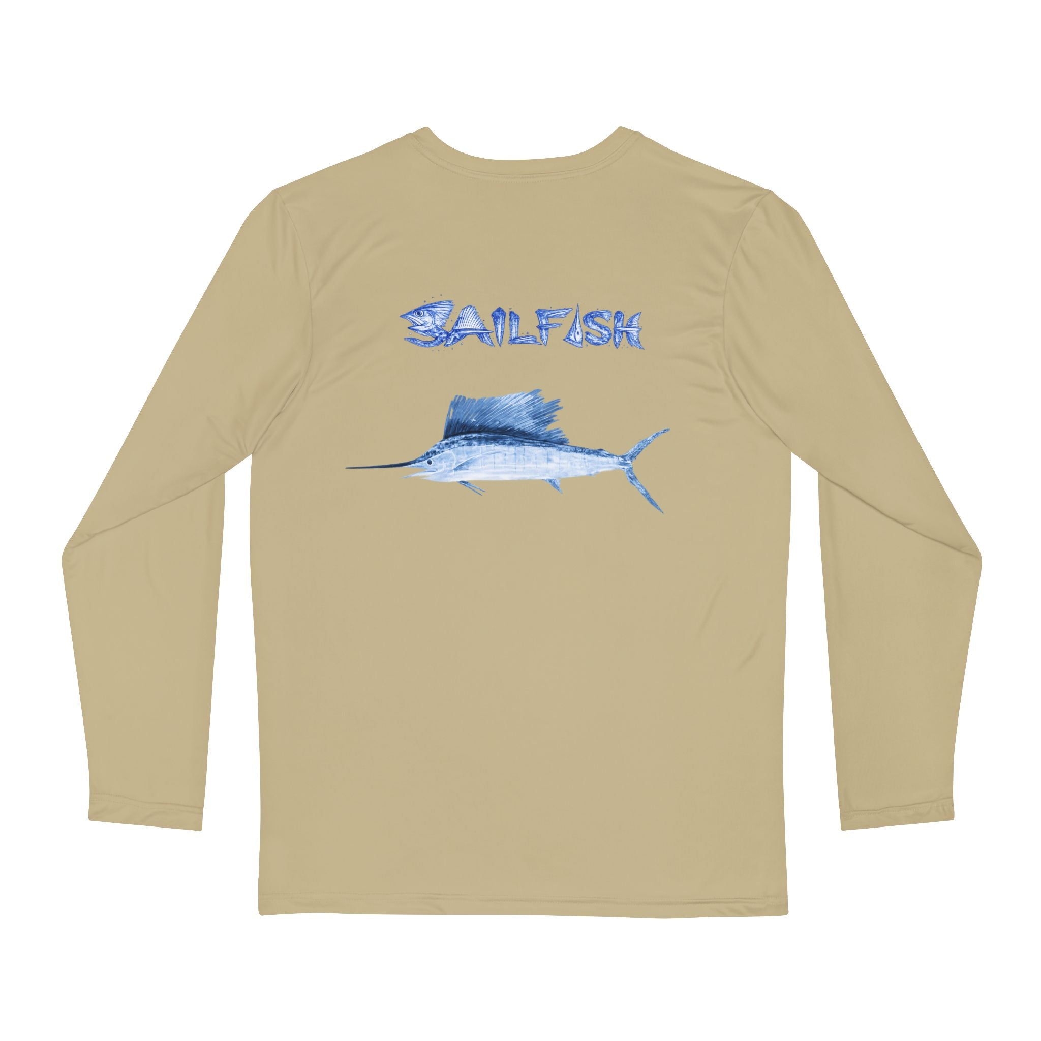 Sailfish Gyotaku Coastal Performance Long Sleeve
