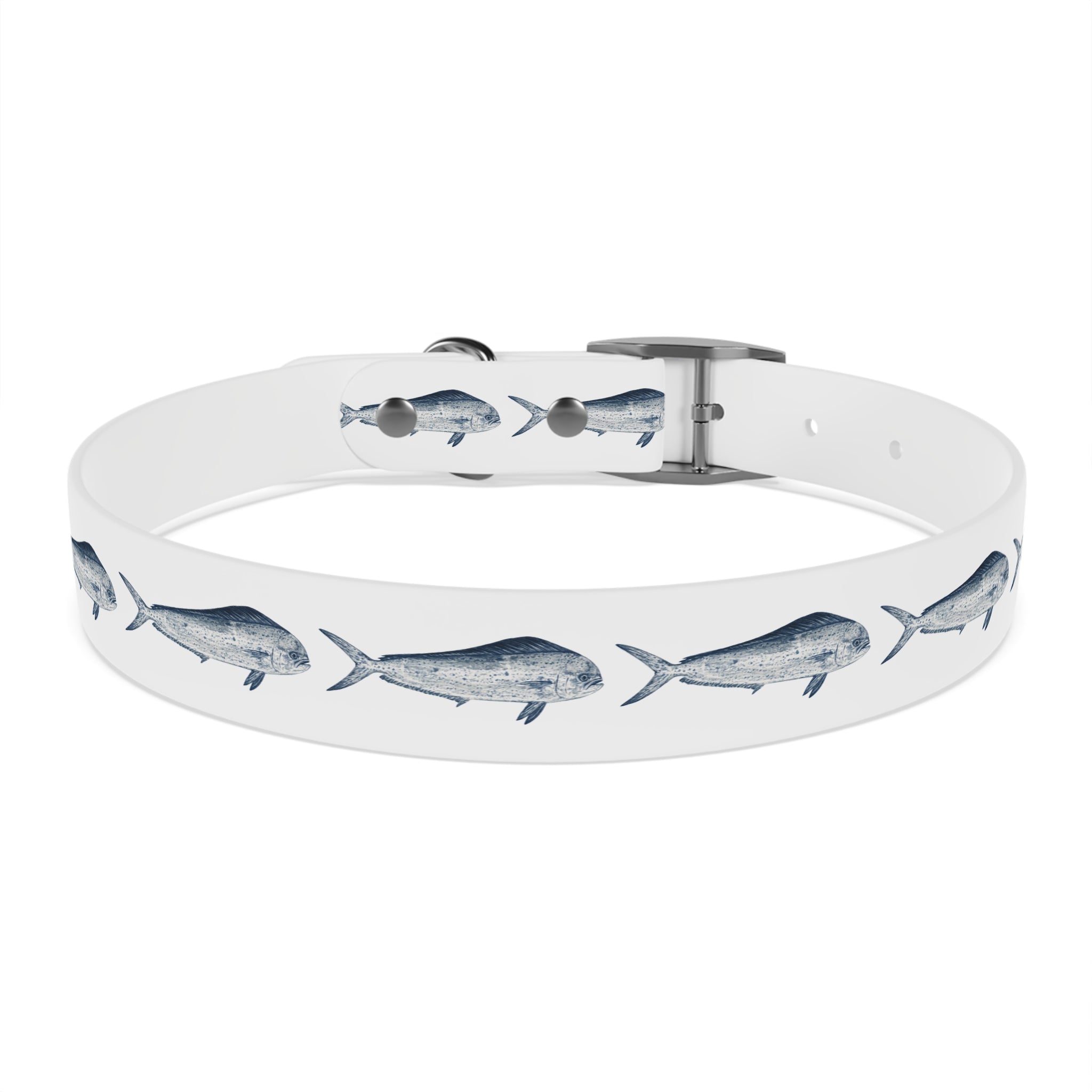 Mahi Gyotaku-Inspired Pet Collar
