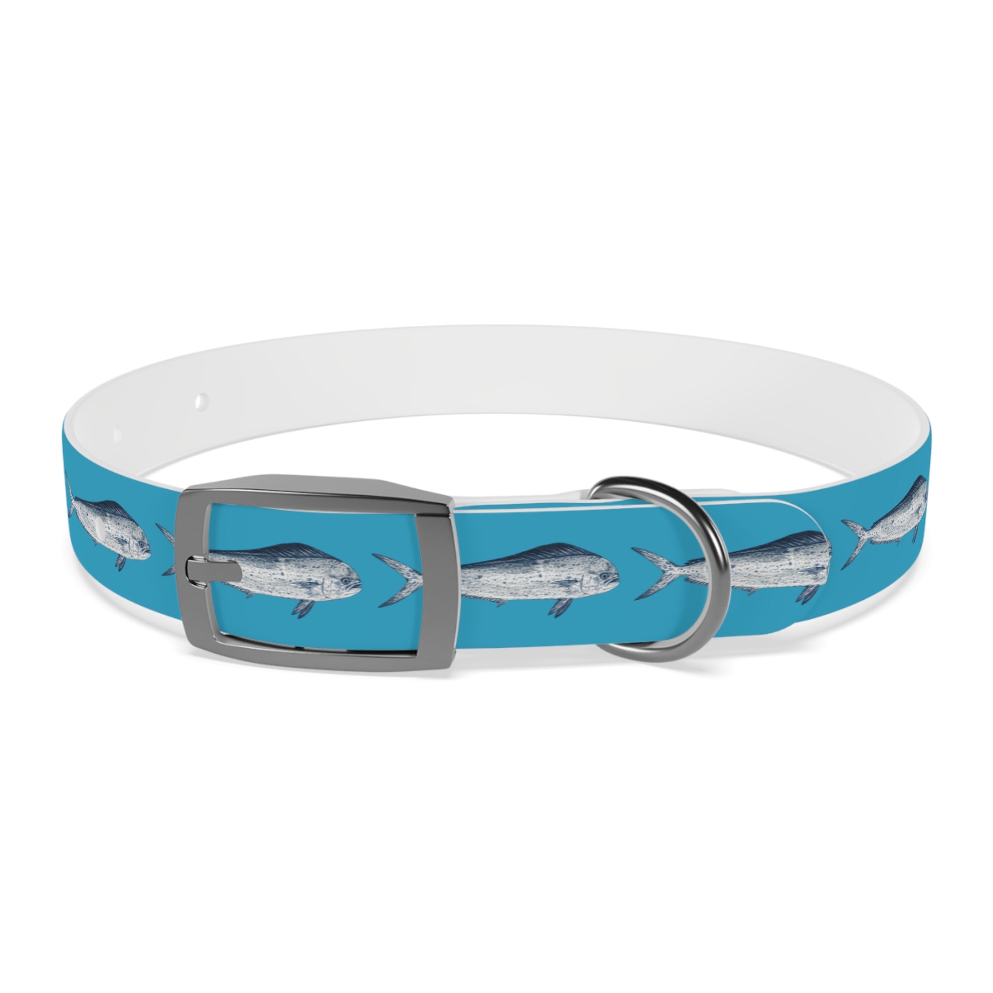Mahi Gyotaku-Inspired Pet Collar (Multiple Colors)