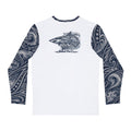 Coastal Tribal - Navy Blue & Gray Long Sleeve