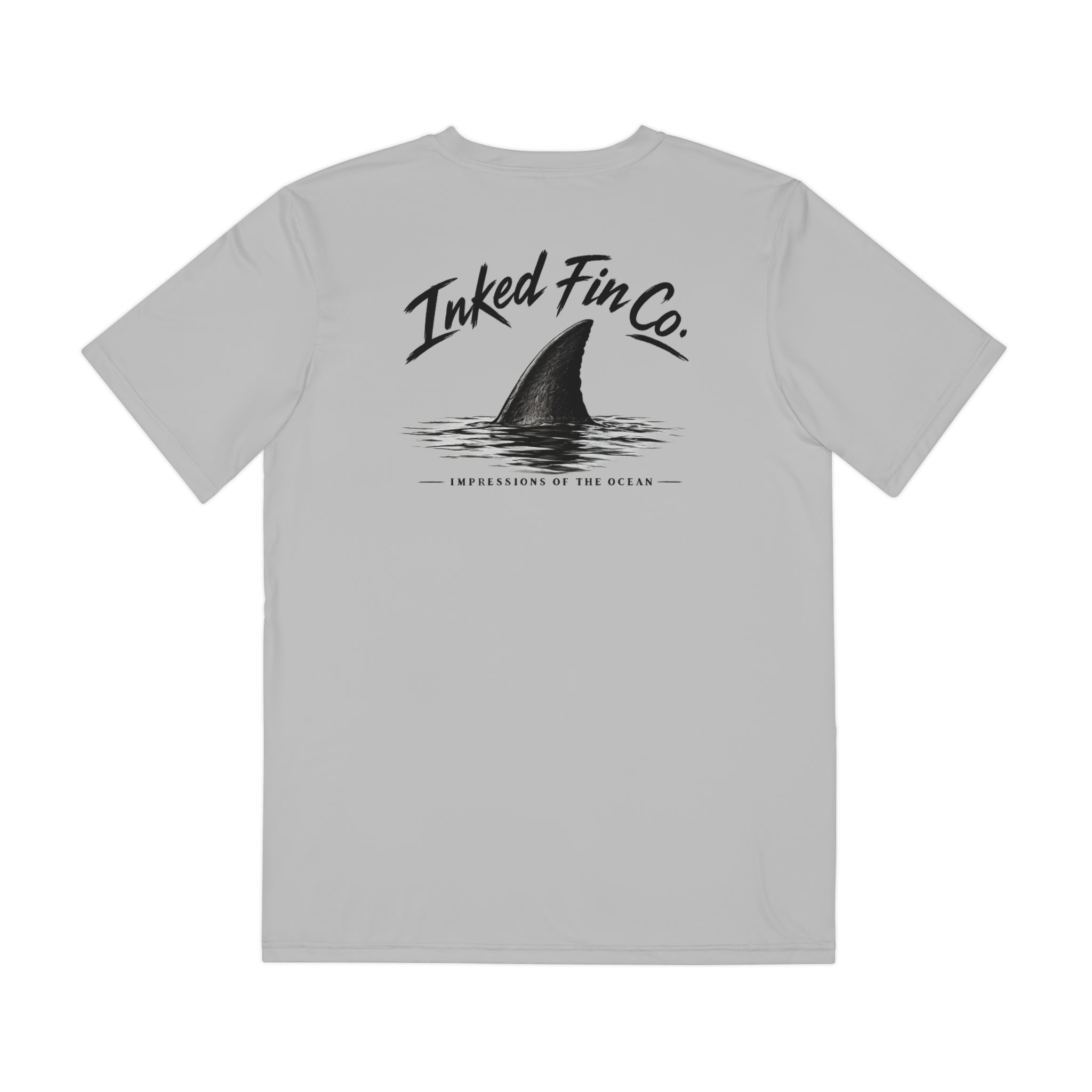 Shark Fin Tee — 'Into the Deep' Graphic Fishing Shirt