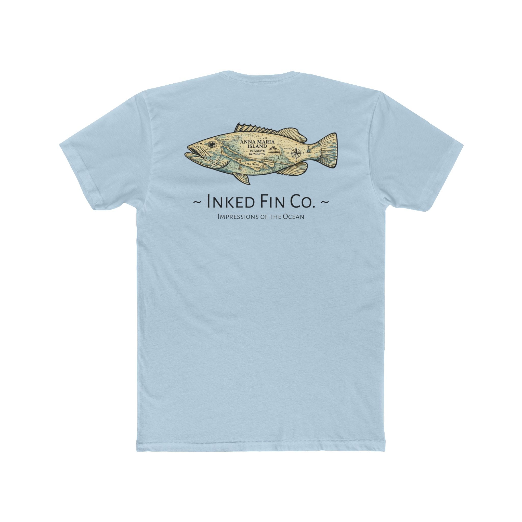 Chart Grouper — Inked Fin Co. Graphic Crew Tee