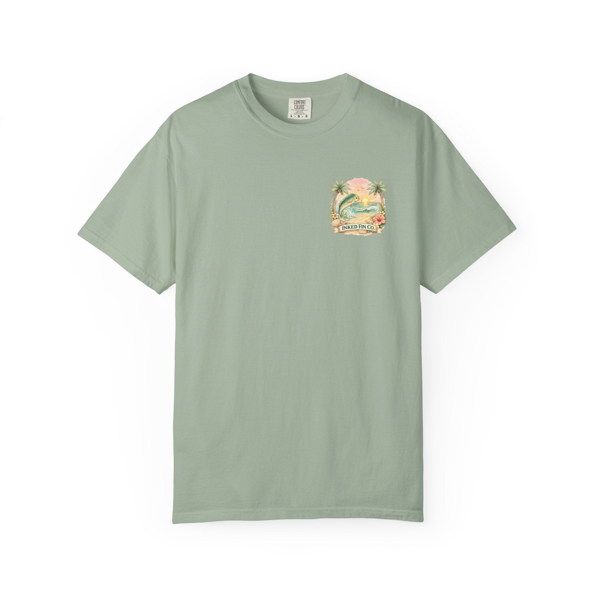 Tropical Surf Fish Graphic "Inked Fin Co." | Beach Vacation Tee