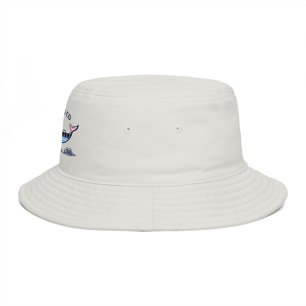 Whale Bucket Hat — Nautical Coastal Sun Hat