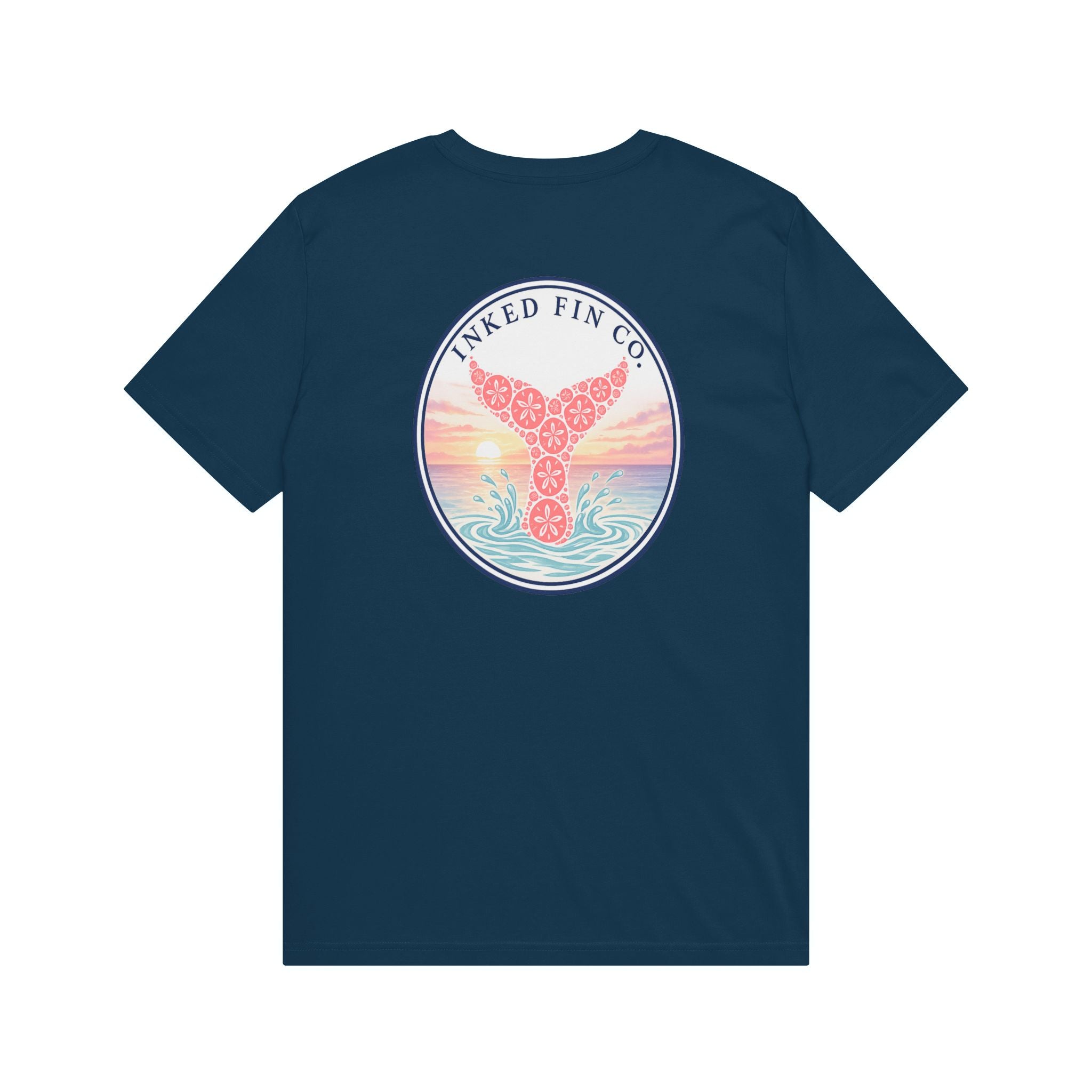 Inked Fin Co. Whale Tail Sunset Graphic Tee