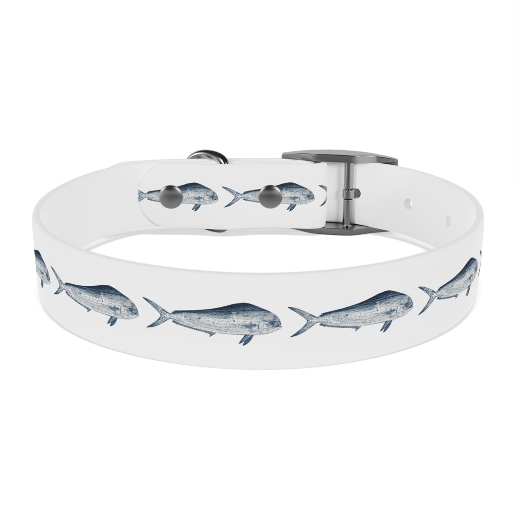 Mahi Gyotaku-Inspired Pet Collar