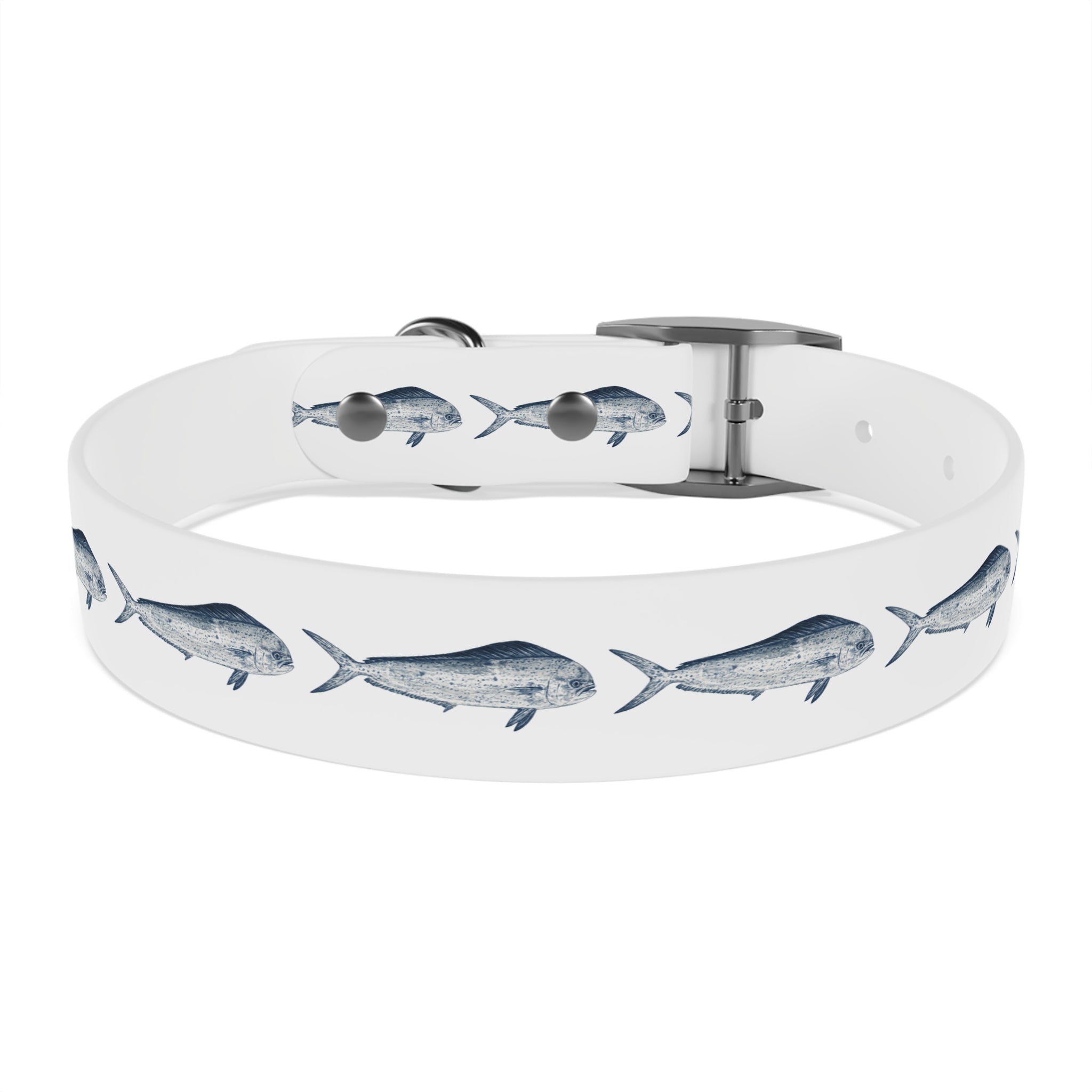 Mahi Gyotaku-Inspired Pet Collar