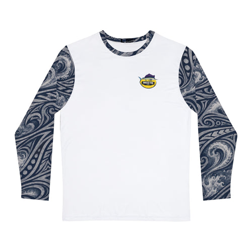 Coastal Tribal - Navy Blue & Gray Long Sleeve