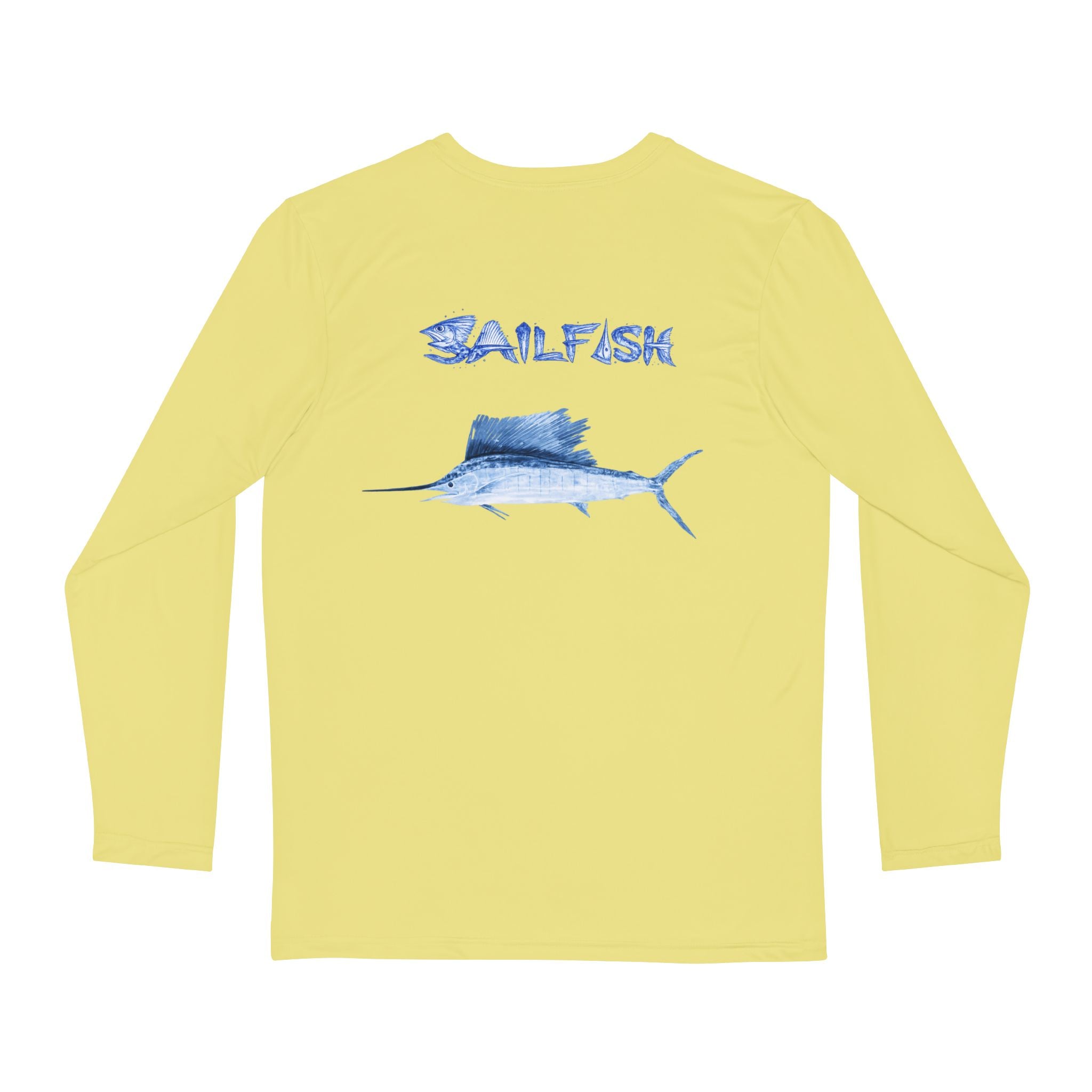Sailfish Gyotaku Coastal Performance Long Sleeve