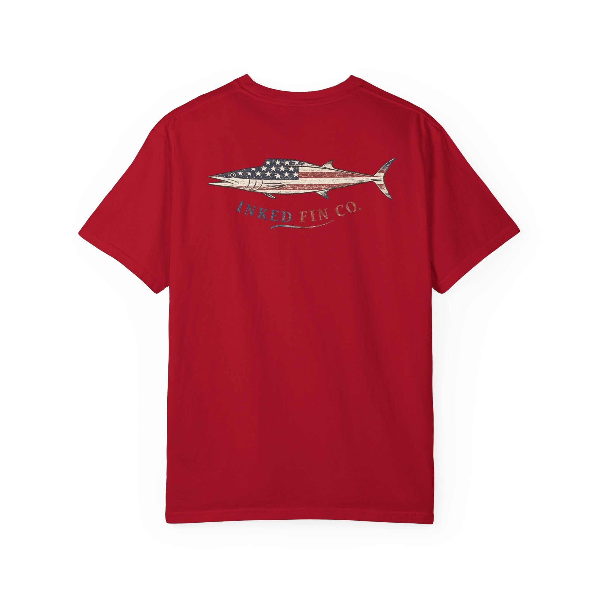 Wahoo Freedom — Inked Fin Co. Graphic Crew Tee