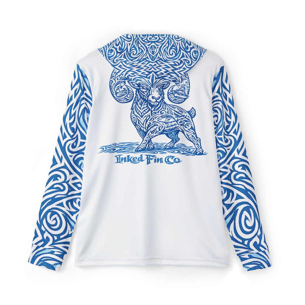 Coastal Tribal – Azure Tide with Sleeves and Hood
