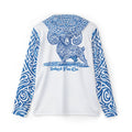 Coastal Tribal – Azure Tide with Sleeves and Hood