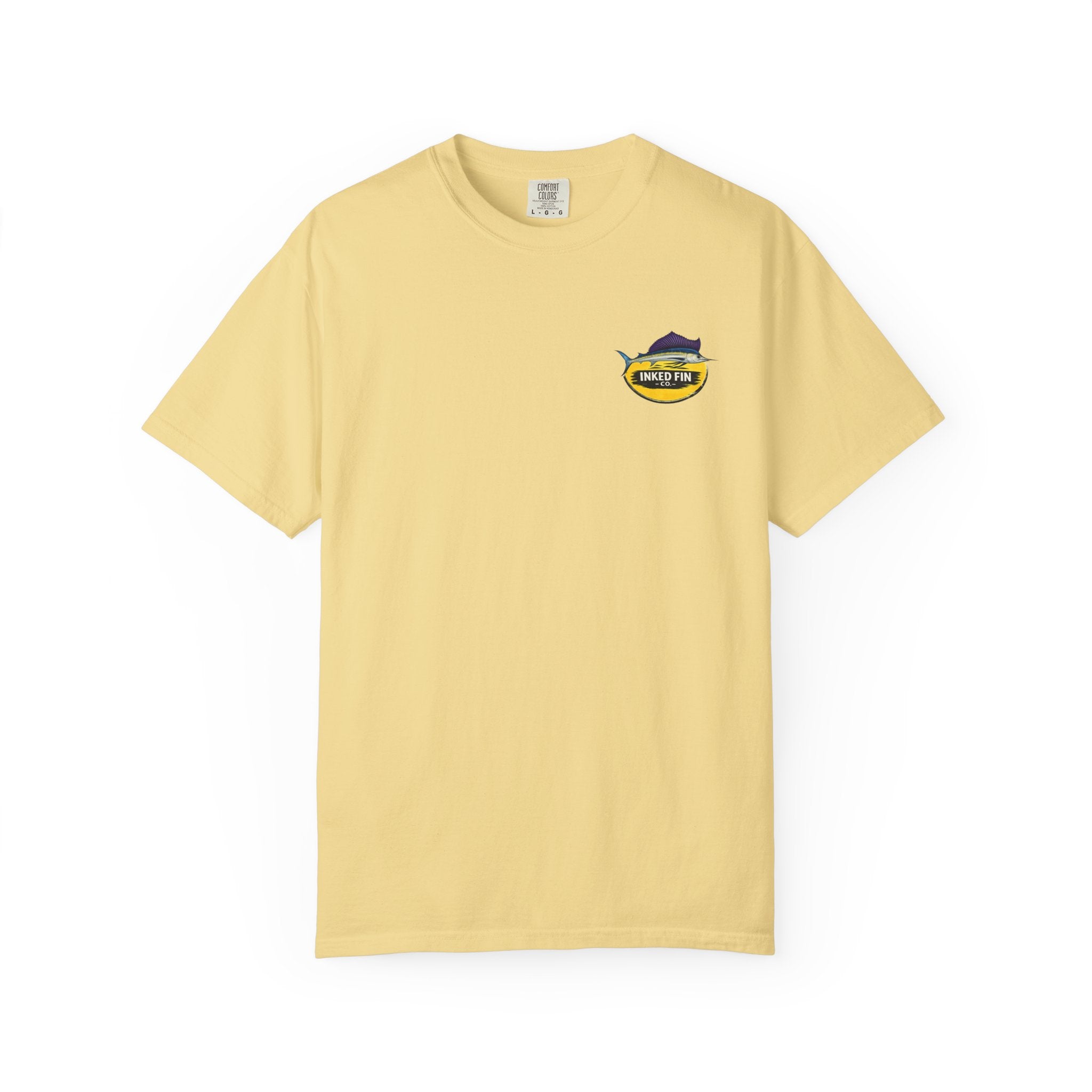 Compass Logo T-Shirt — Inked Fin Co. Graphic Crew Tee