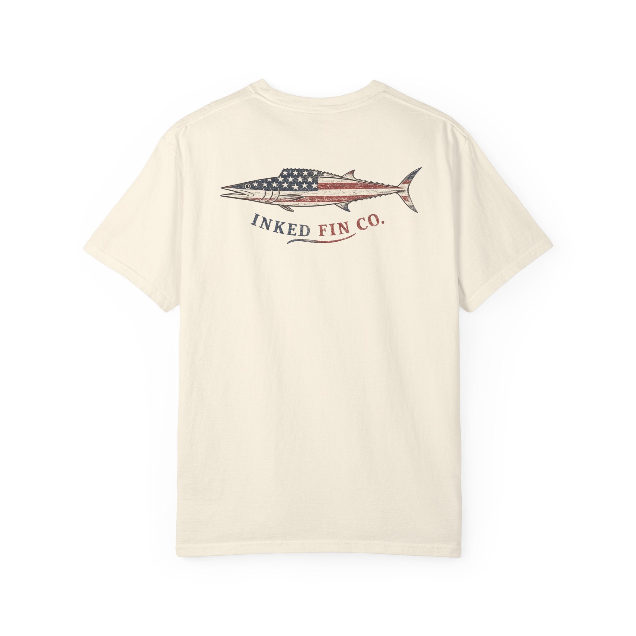 Wahoo Freedom — Inked Fin Co. Graphic Crew Tee