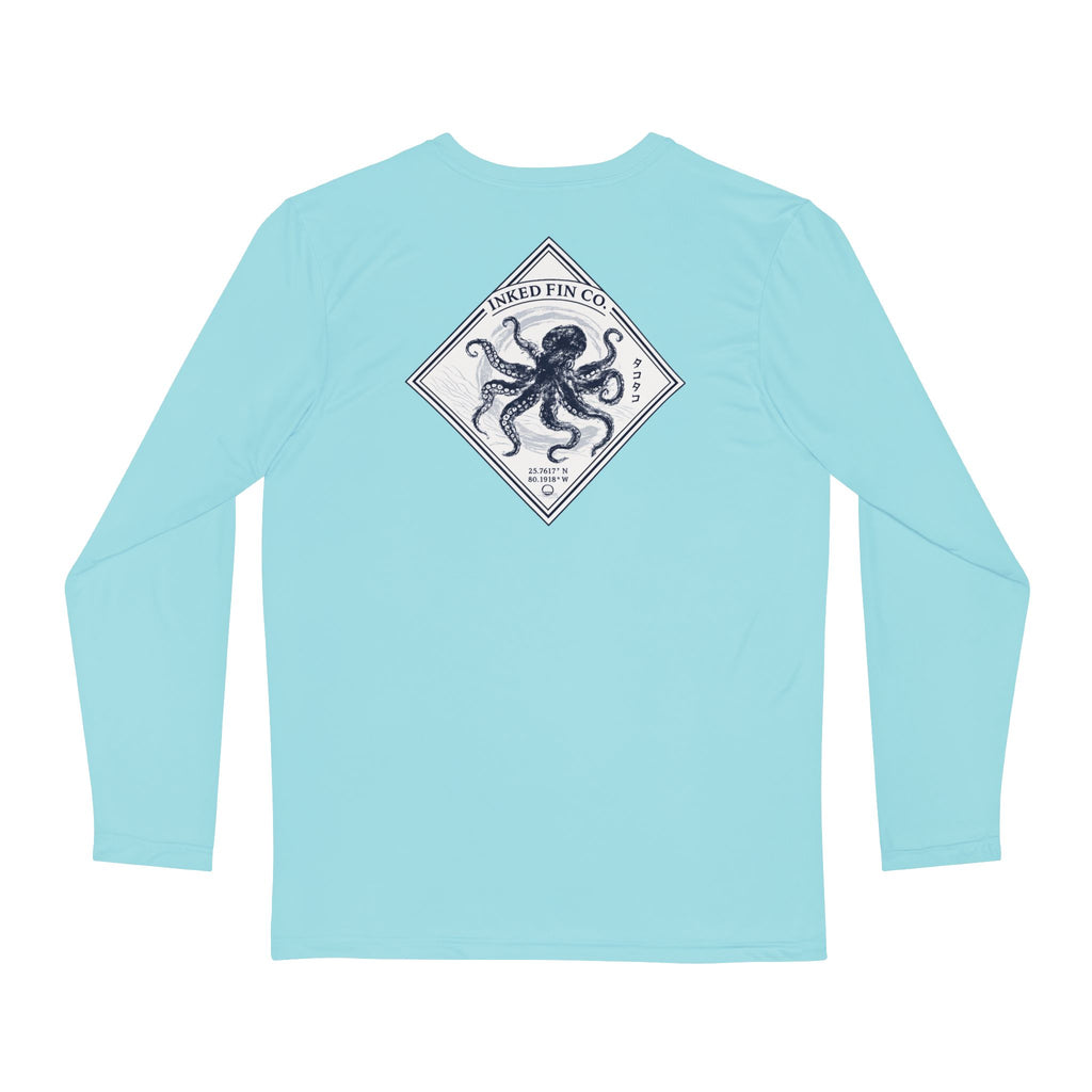 Octopus Gyotaku-Inspired Performance Long Sleeve