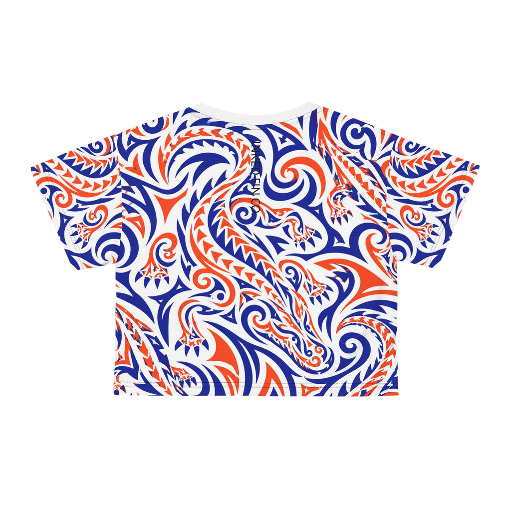 Primal Tide – Tribal Alligator Crop Top