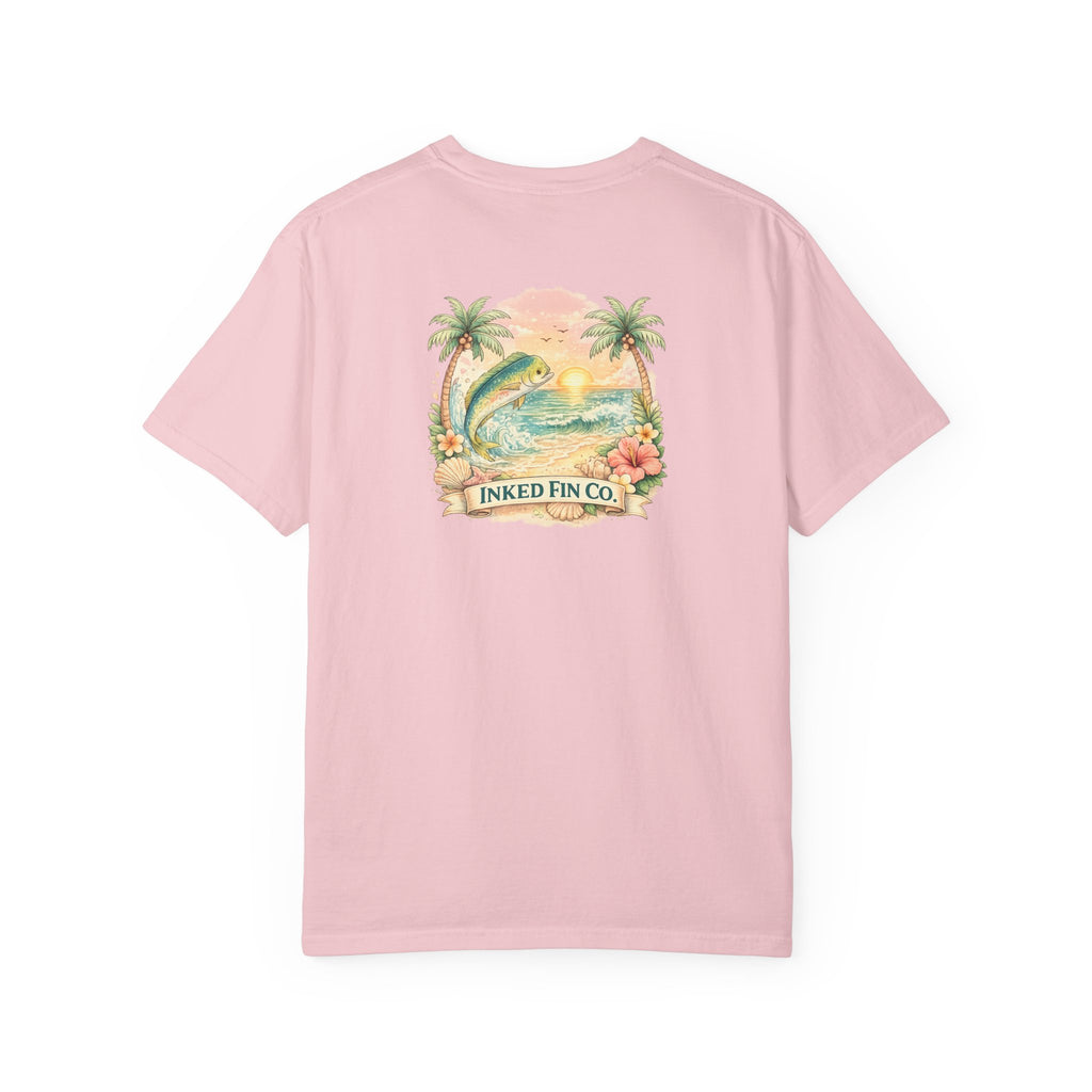 Tropical Surf Fish Graphic "Inked Fin Co." | Beach Vacation Tee