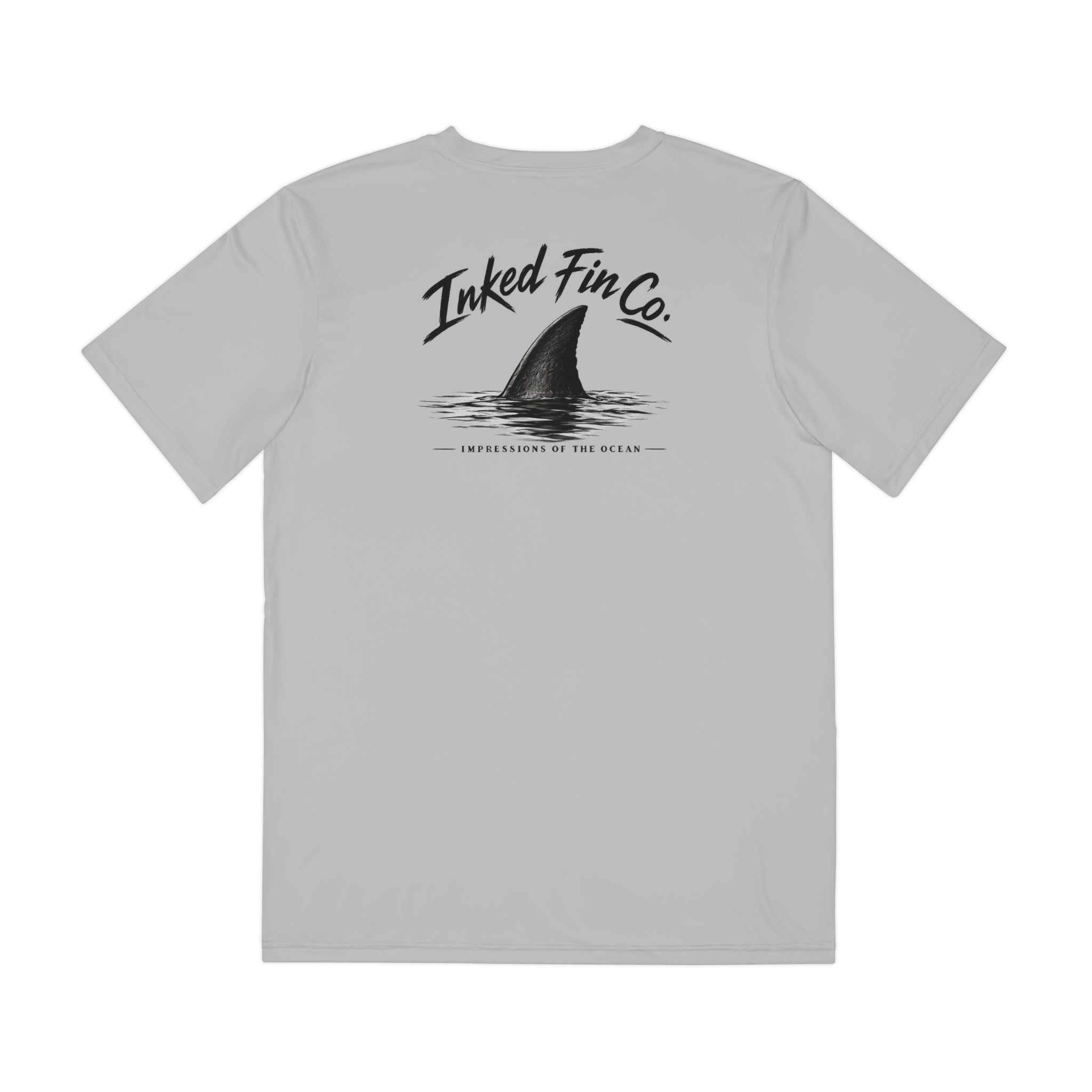 Shark Fin Tee — 'Into the Deep' Graphic Fishing Shirt