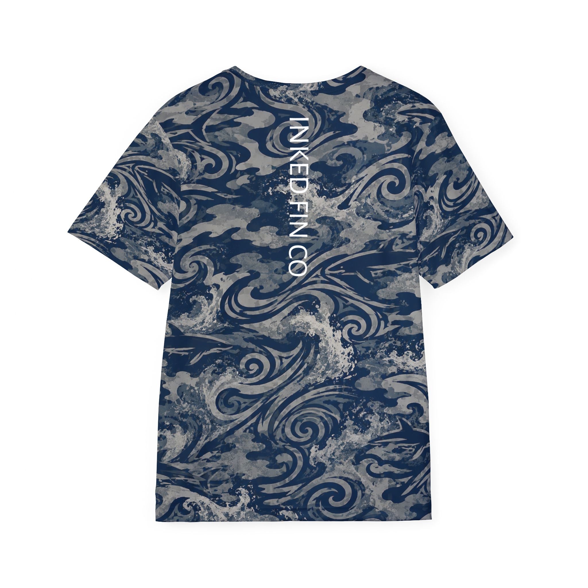 Coastal Tribal - Navy Blue & Gray Camo