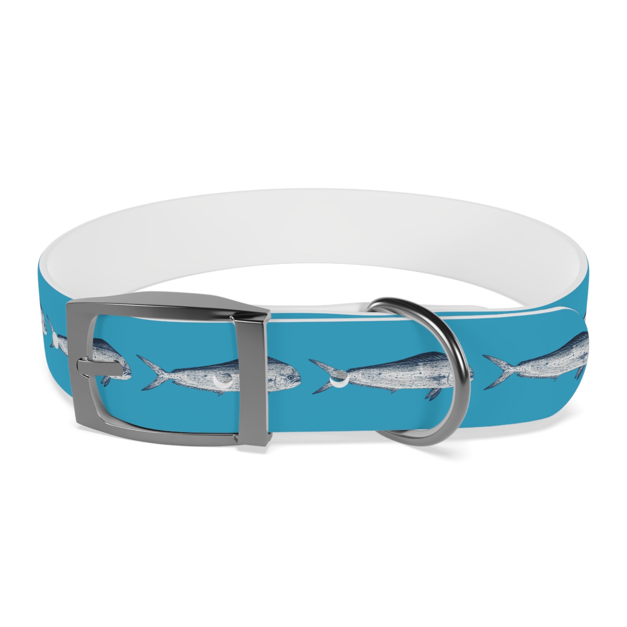 Mahi Gyotaku-Inspired Pet Collar (Multiple Colors)