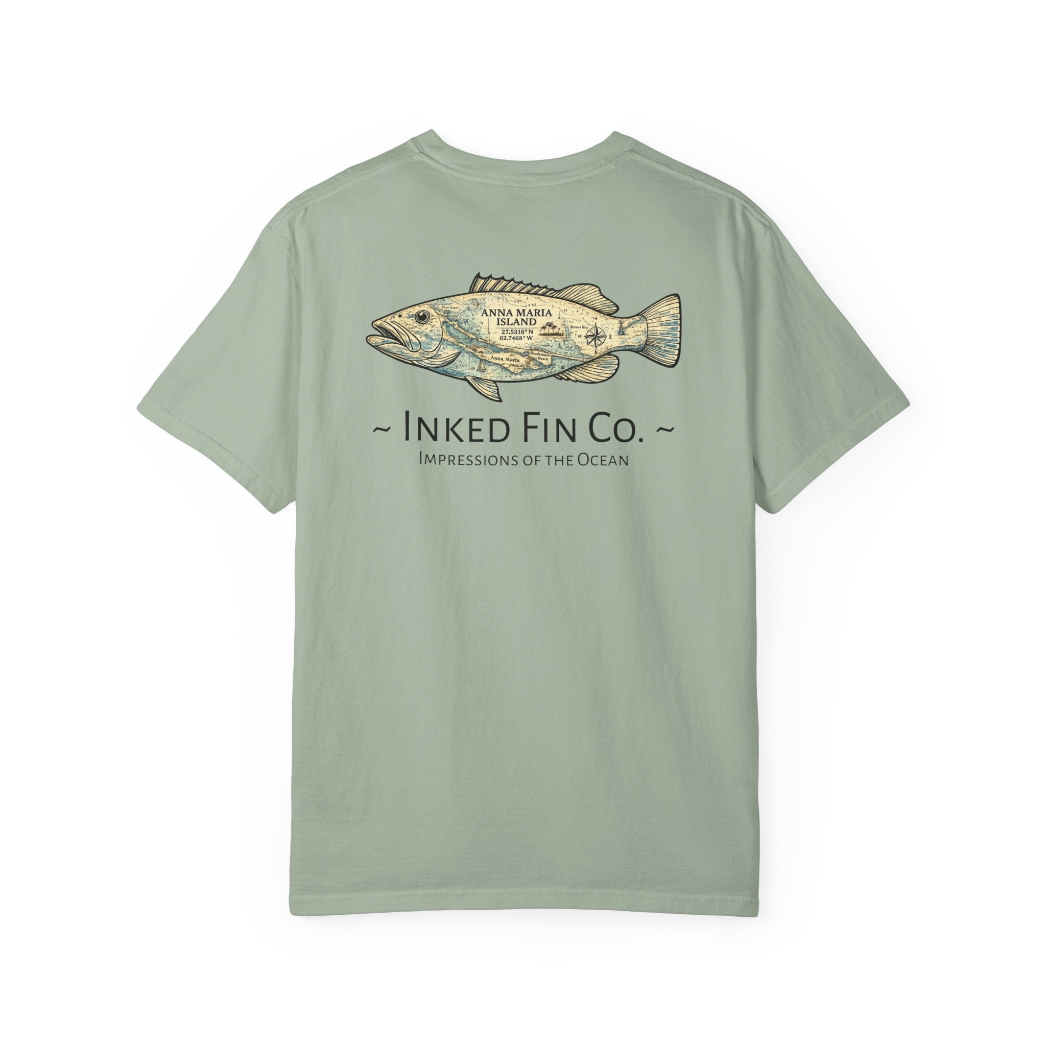 Chart Grouper — Inked Fin Co. Graphic Crew Tee