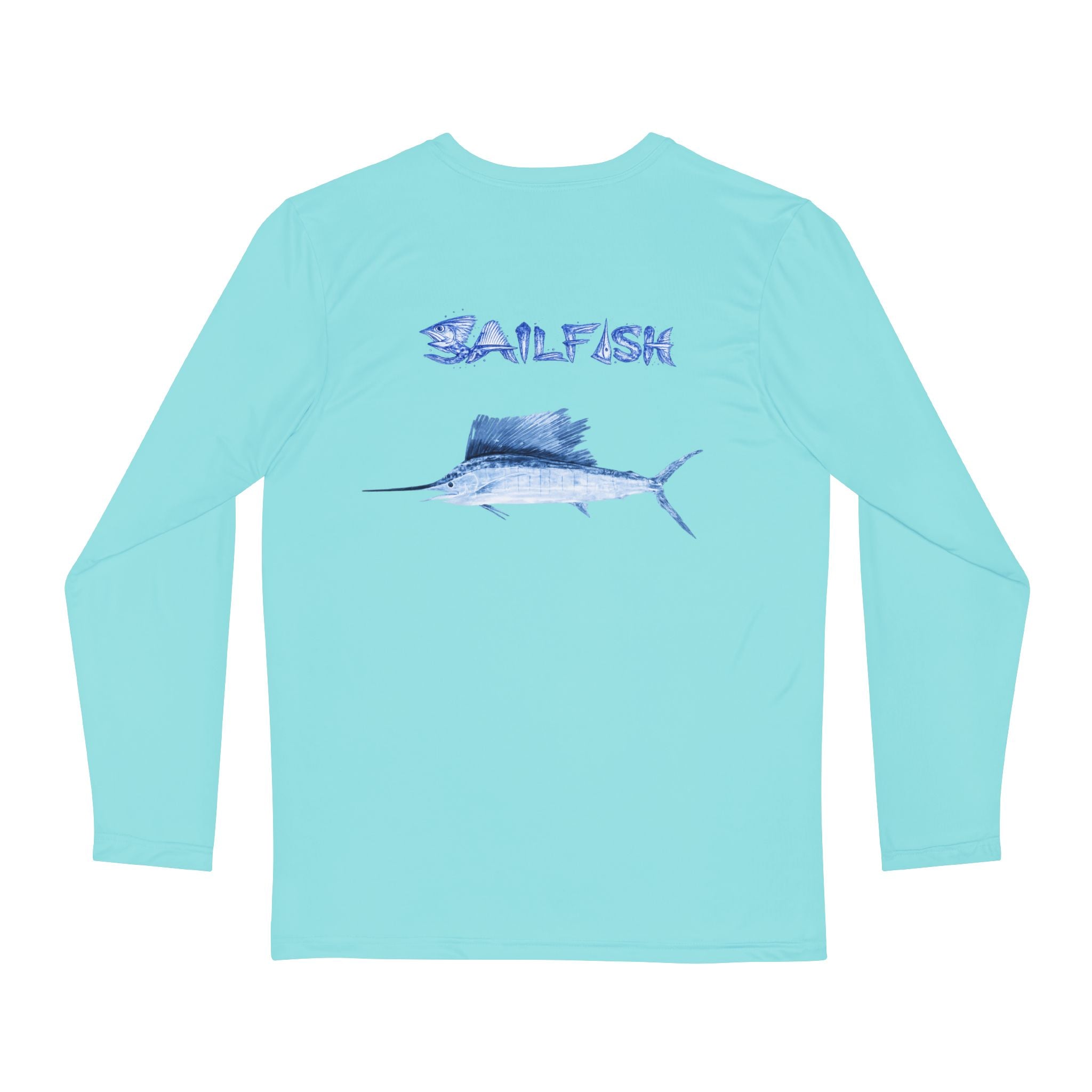 Sailfish Gyotaku Coastal Performance Long Sleeve