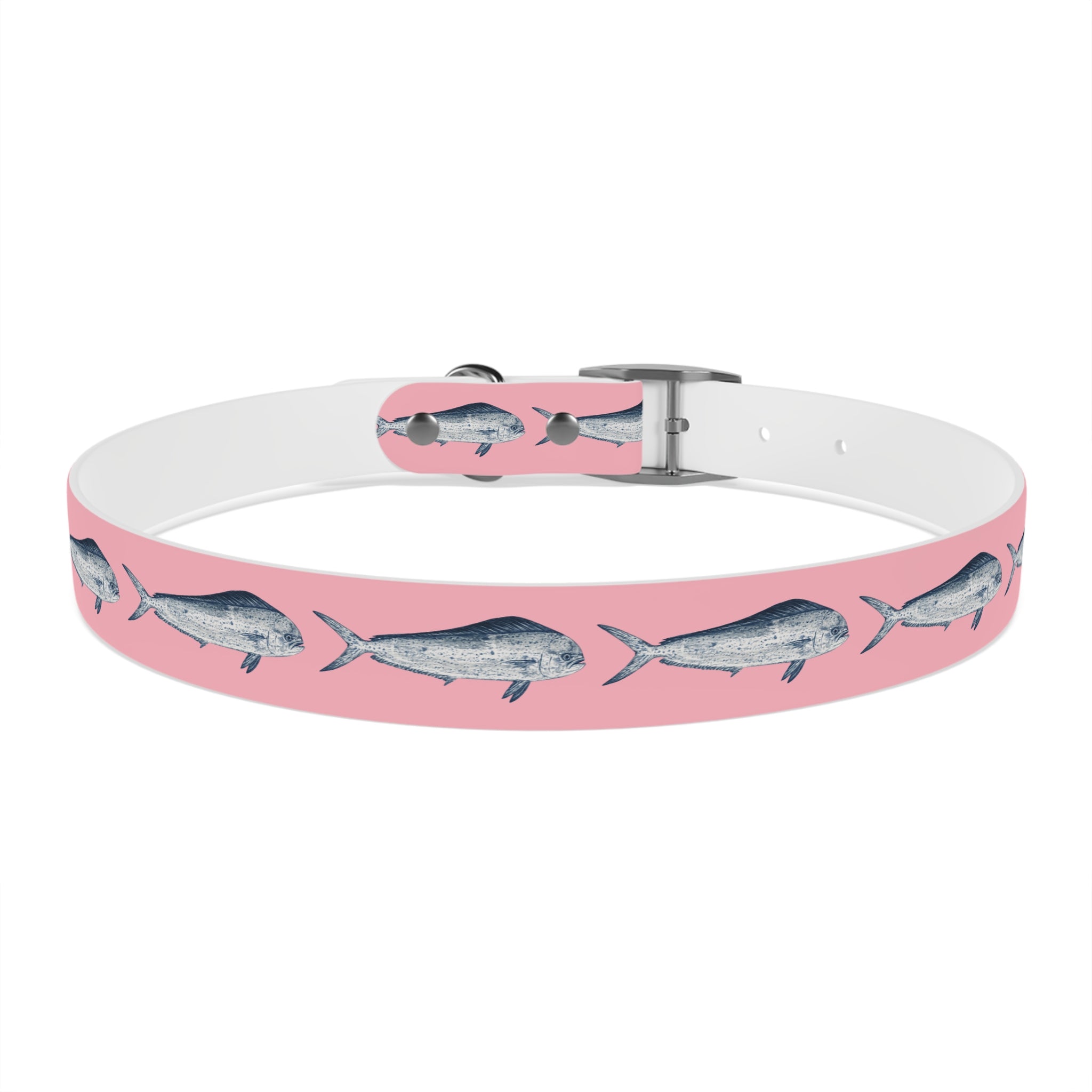 Mahi Gyotaku-Inspired Pet Collar