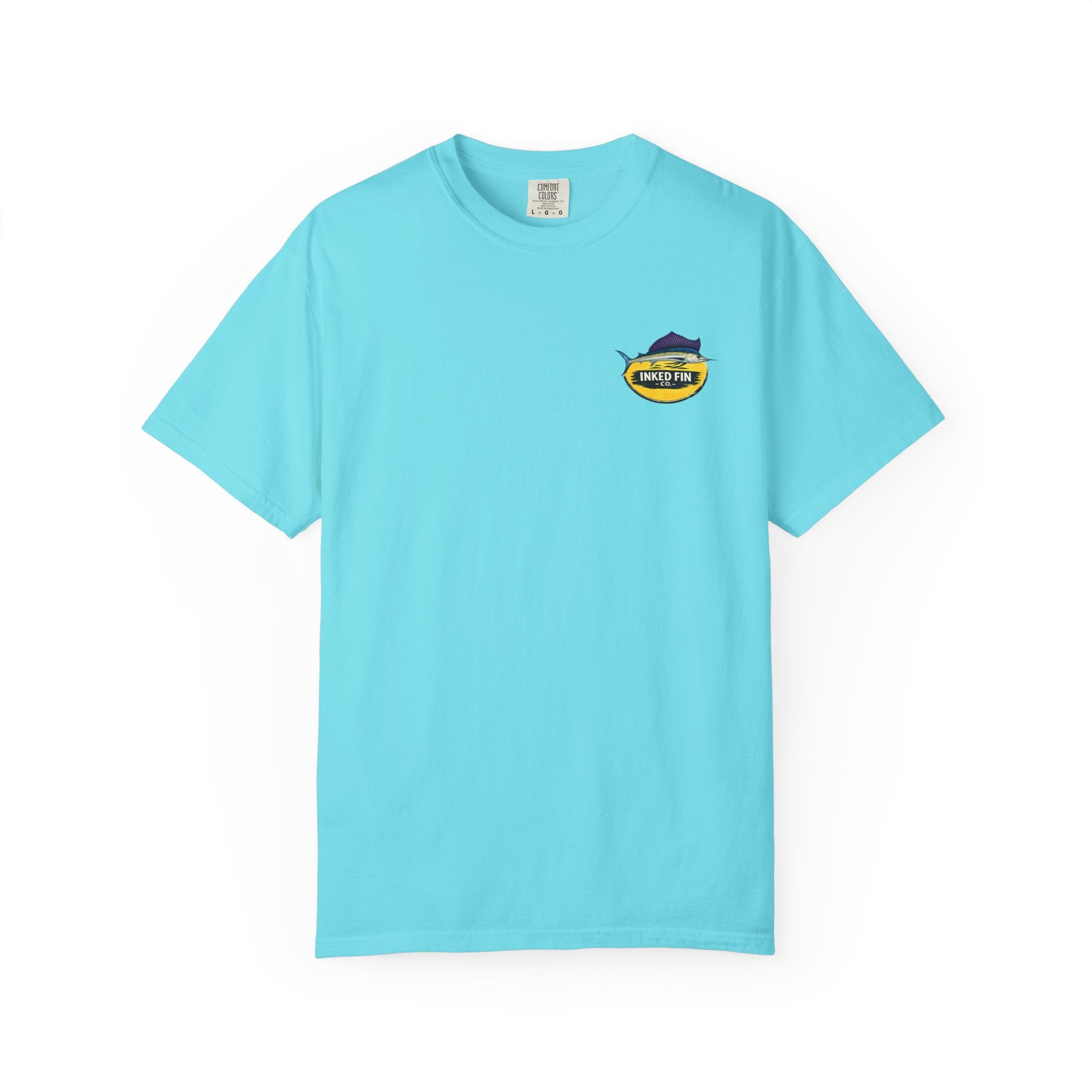 Compass Logo T-Shirt — Inked Fin Co. Graphic Crew Tee