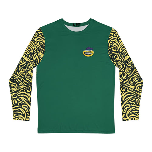 Coastal Tribal - Emerald Charge Long Sleeve with Sleeve Pattern