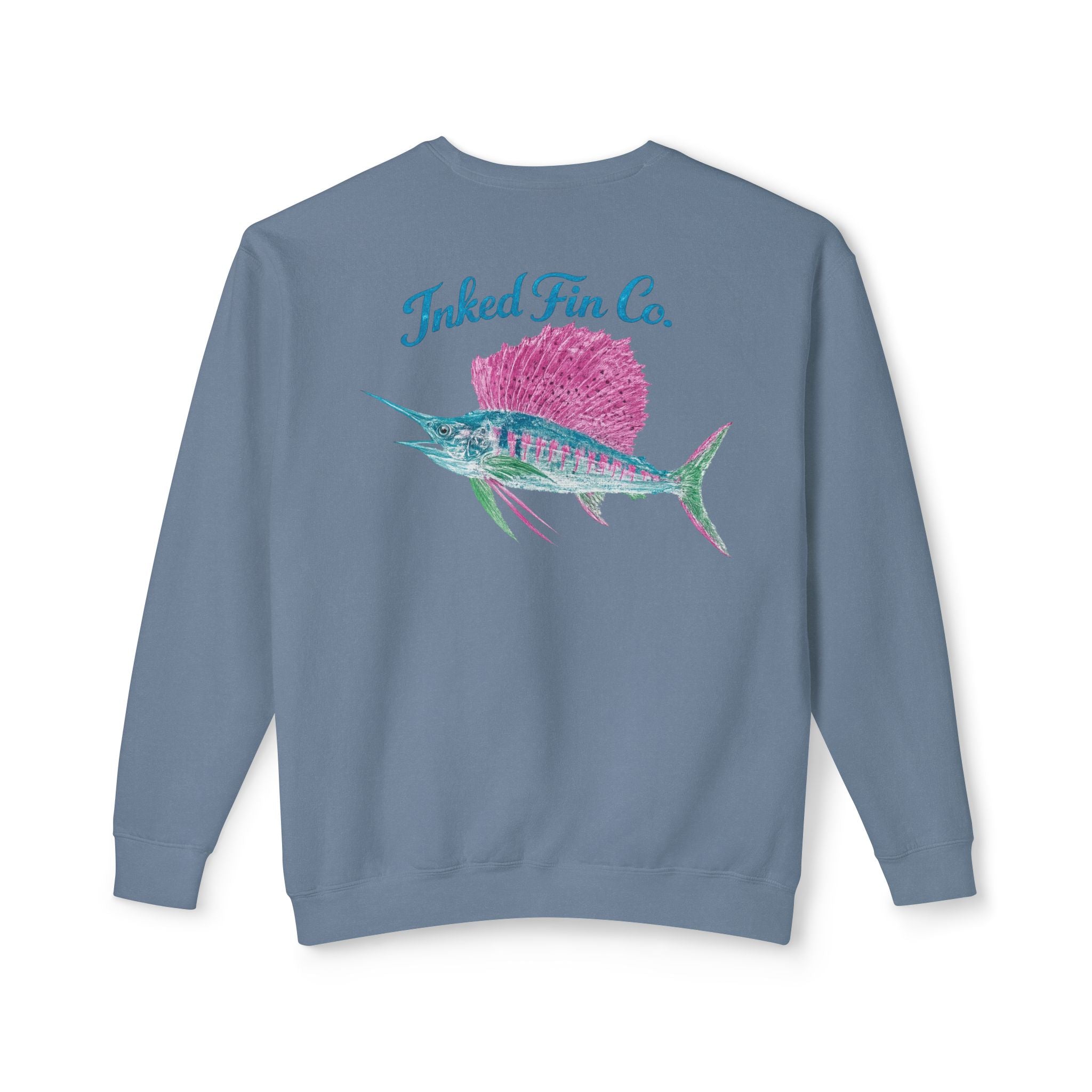 Tropical Sailfish Impressions Crewneck