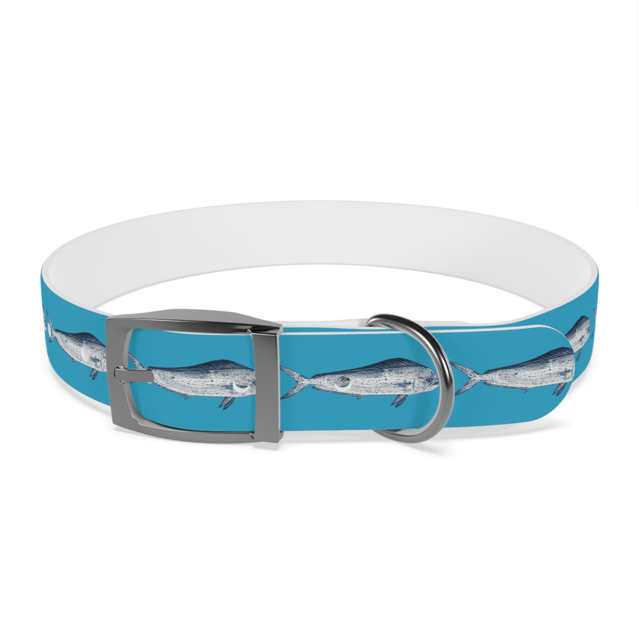 Mahi Gyotaku-Inspired Pet Collar (Multiple Colors)