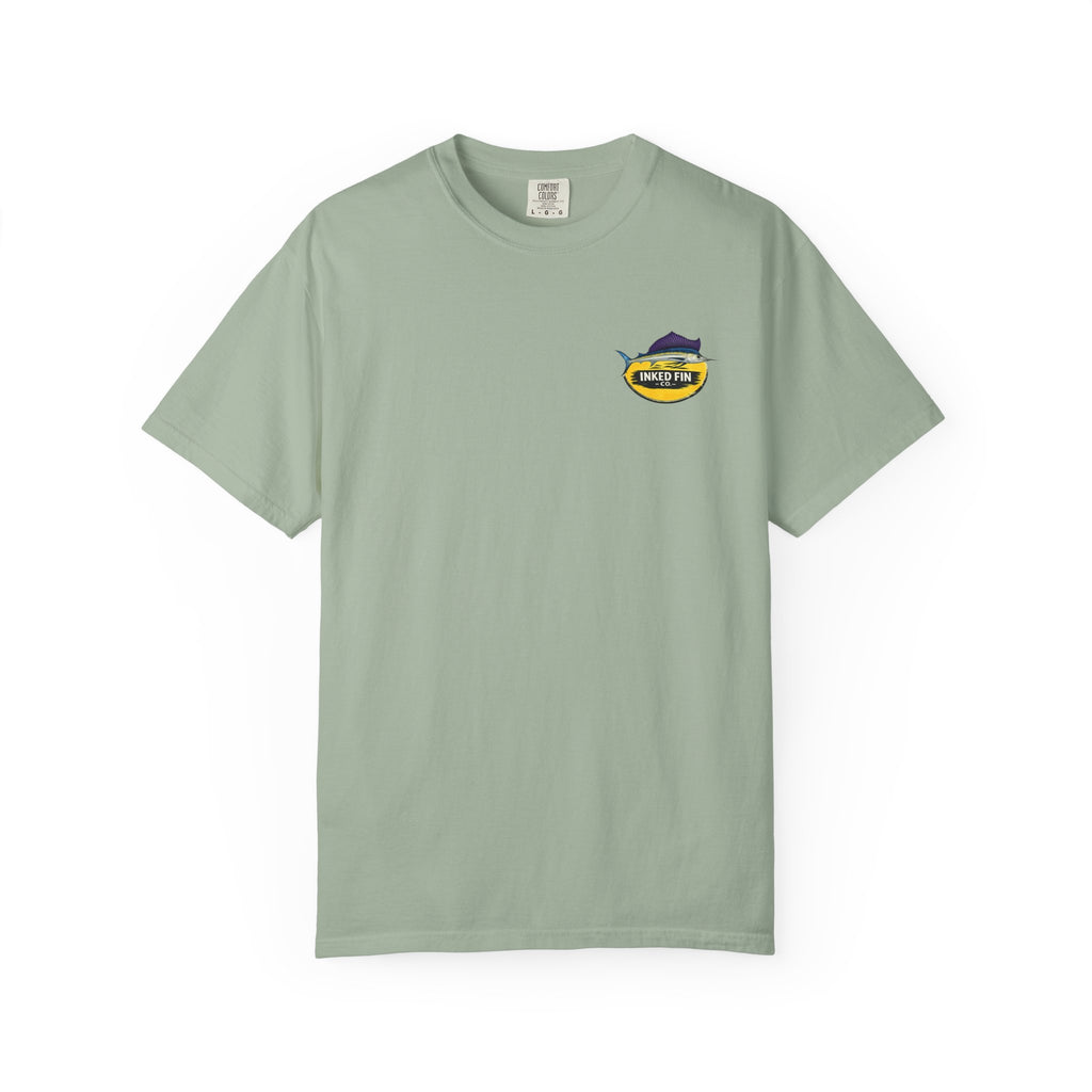 Compass Logo T-Shirt — Inked Fin Co. Graphic Crew Tee