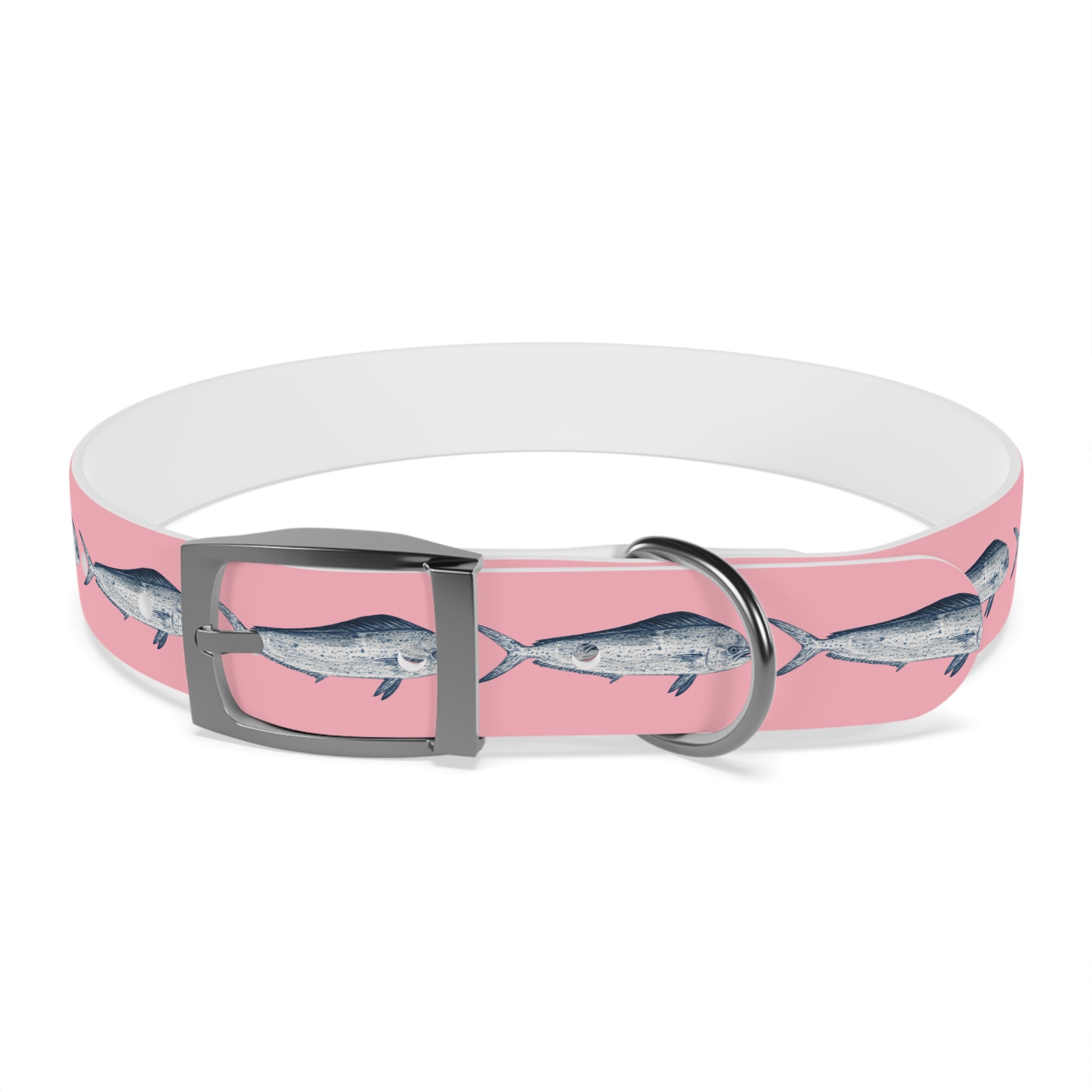 Mahi Gyotaku-Inspired Pet Collar