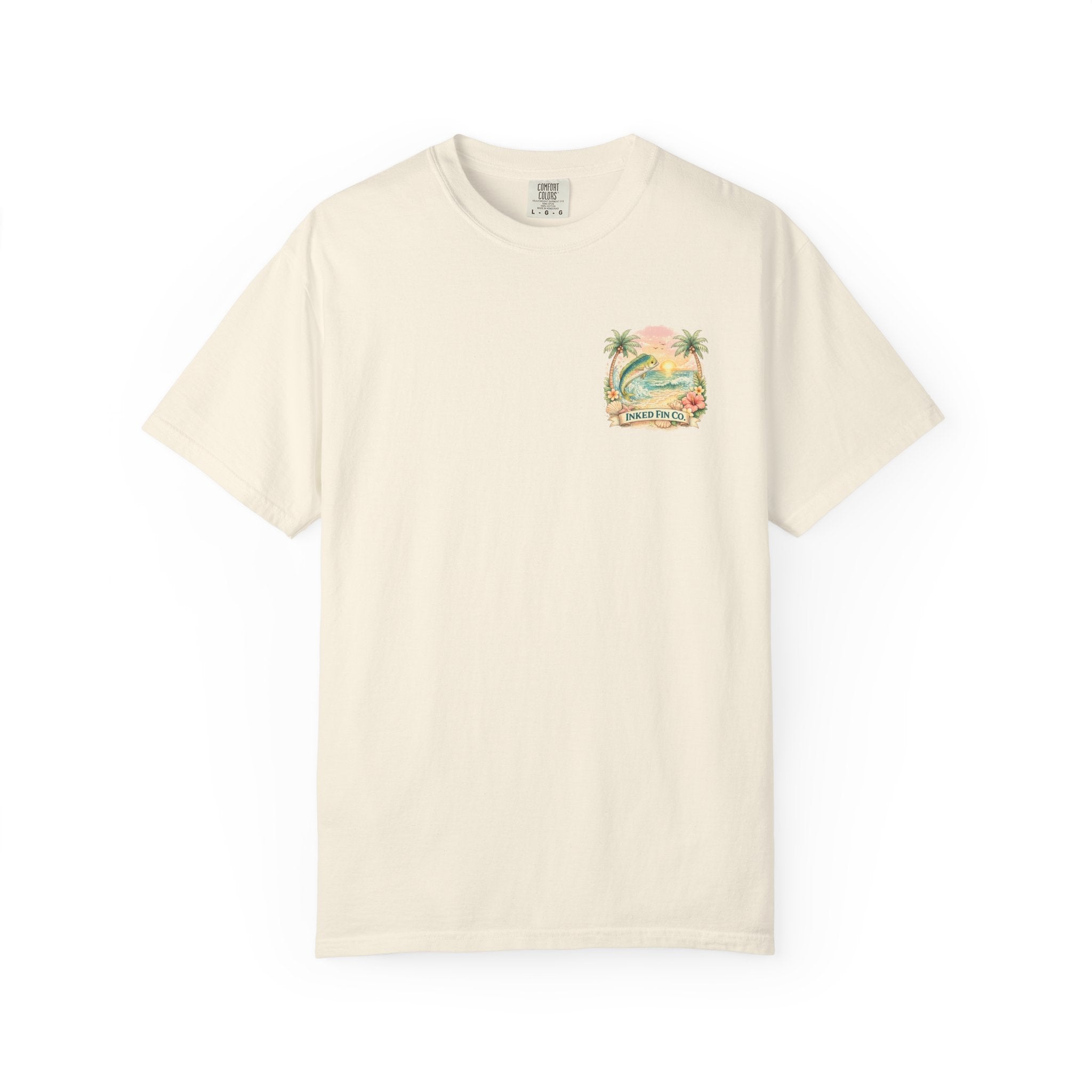 Tropical Surf Fish Graphic "Inked Fin Co." | Beach Vacation Tee