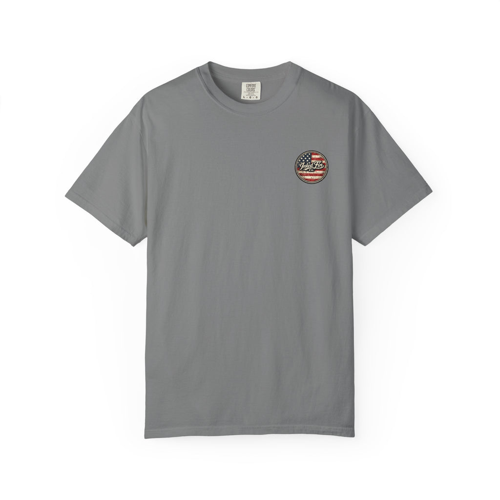Patriotic Swordfish — Inked Fin Co. Graphic Crew Tee