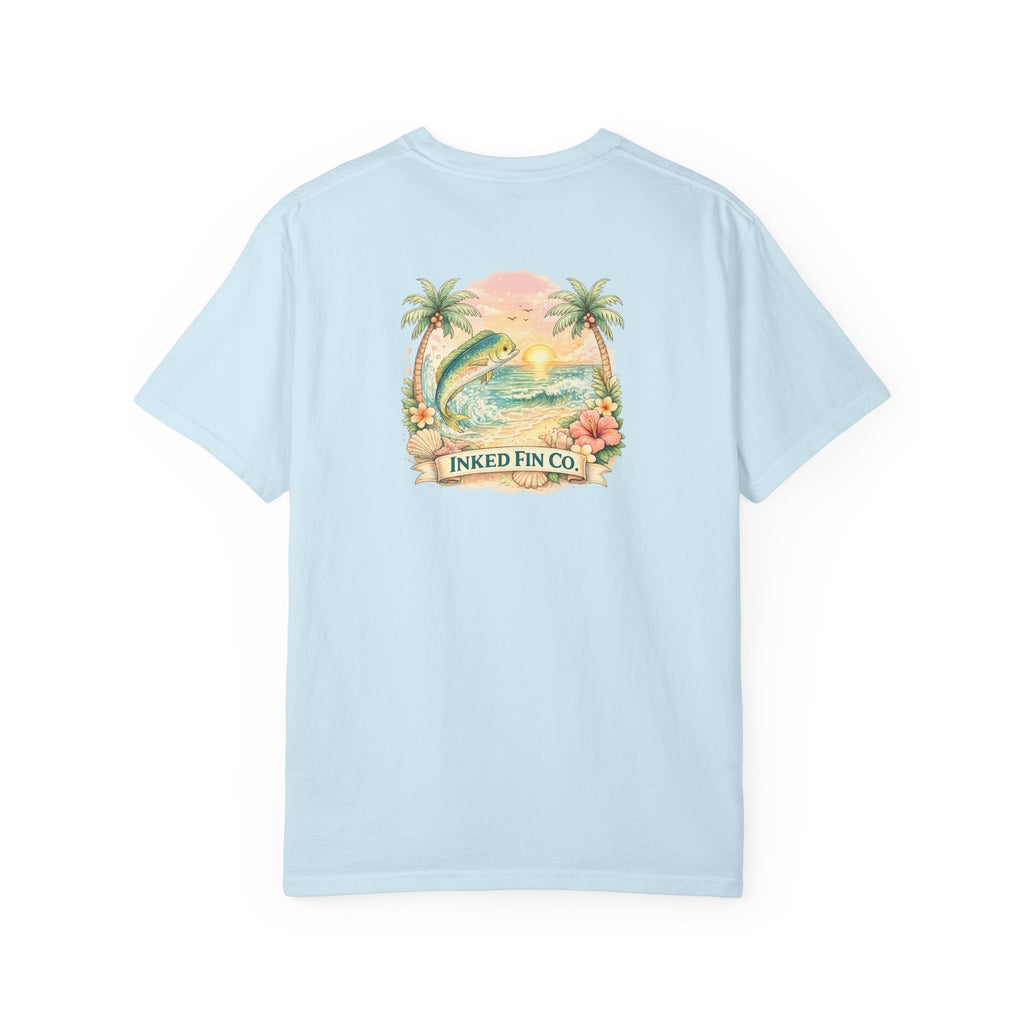 Tropical Surf Fish Graphic "Inked Fin Co." | Beach Vacation Tee